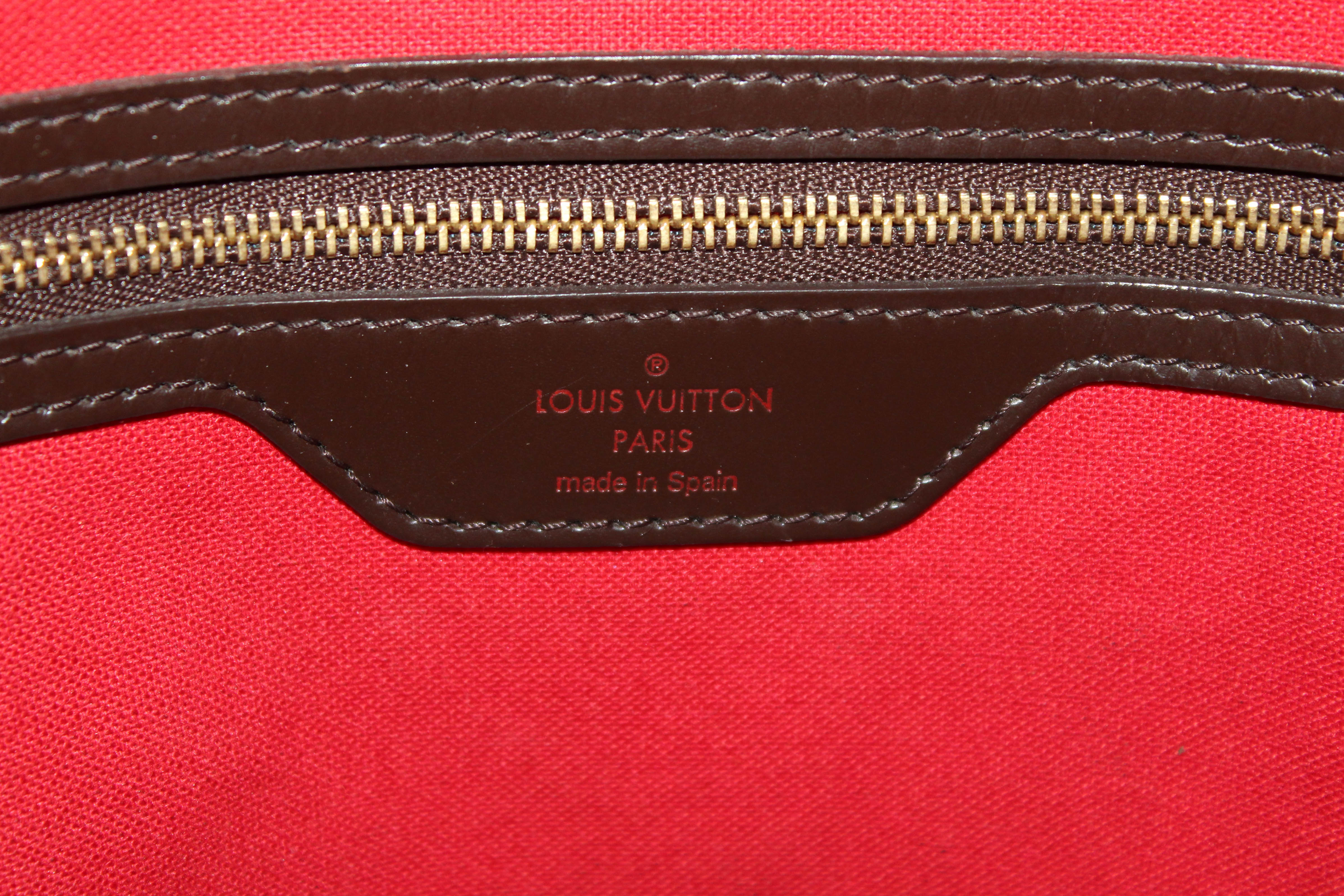 Authentic Louis Vuitton Damier Ebene Cabas Rivington GM Tote Bag