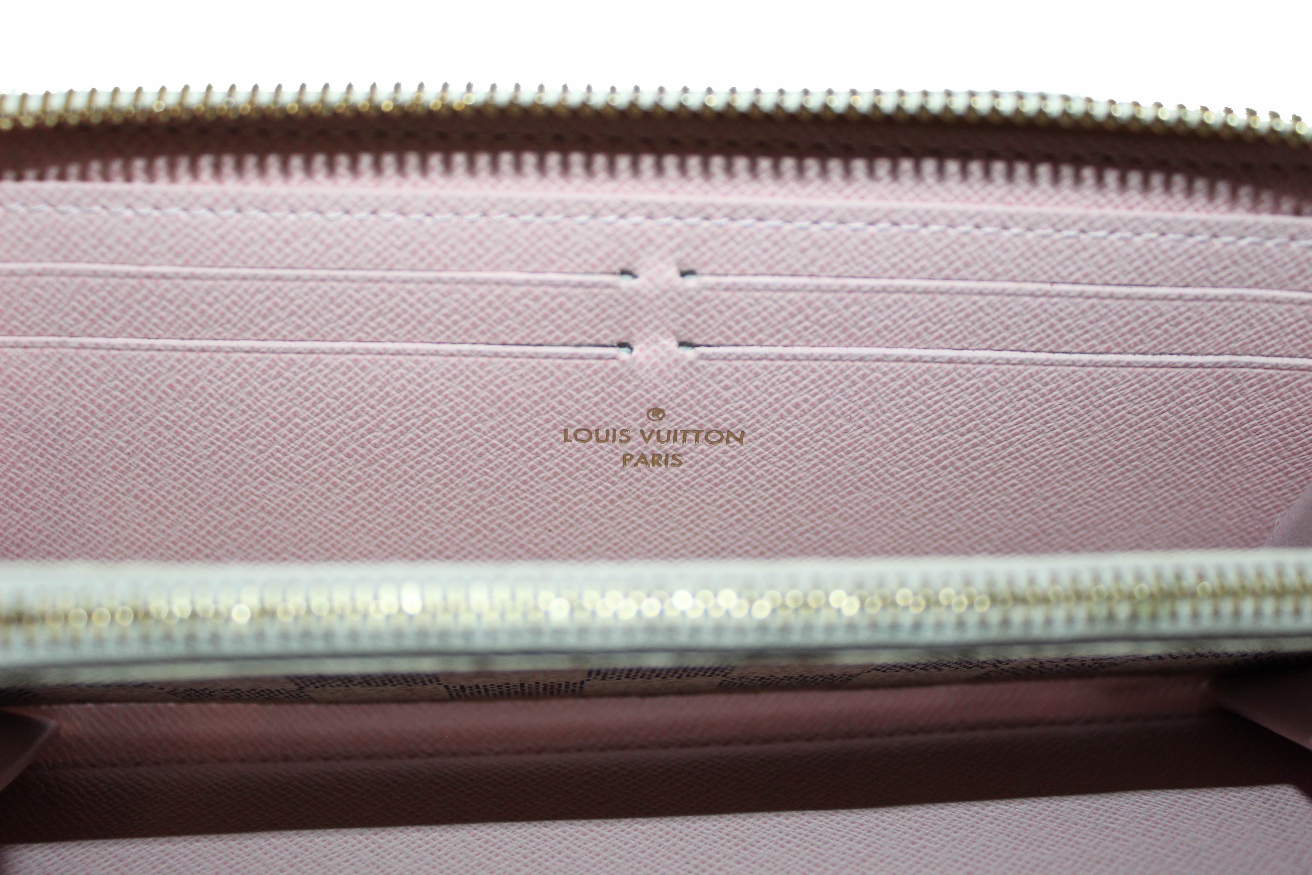 Louis Vuitton Damier Ebene Zippy Wallet with Ballerina Interior