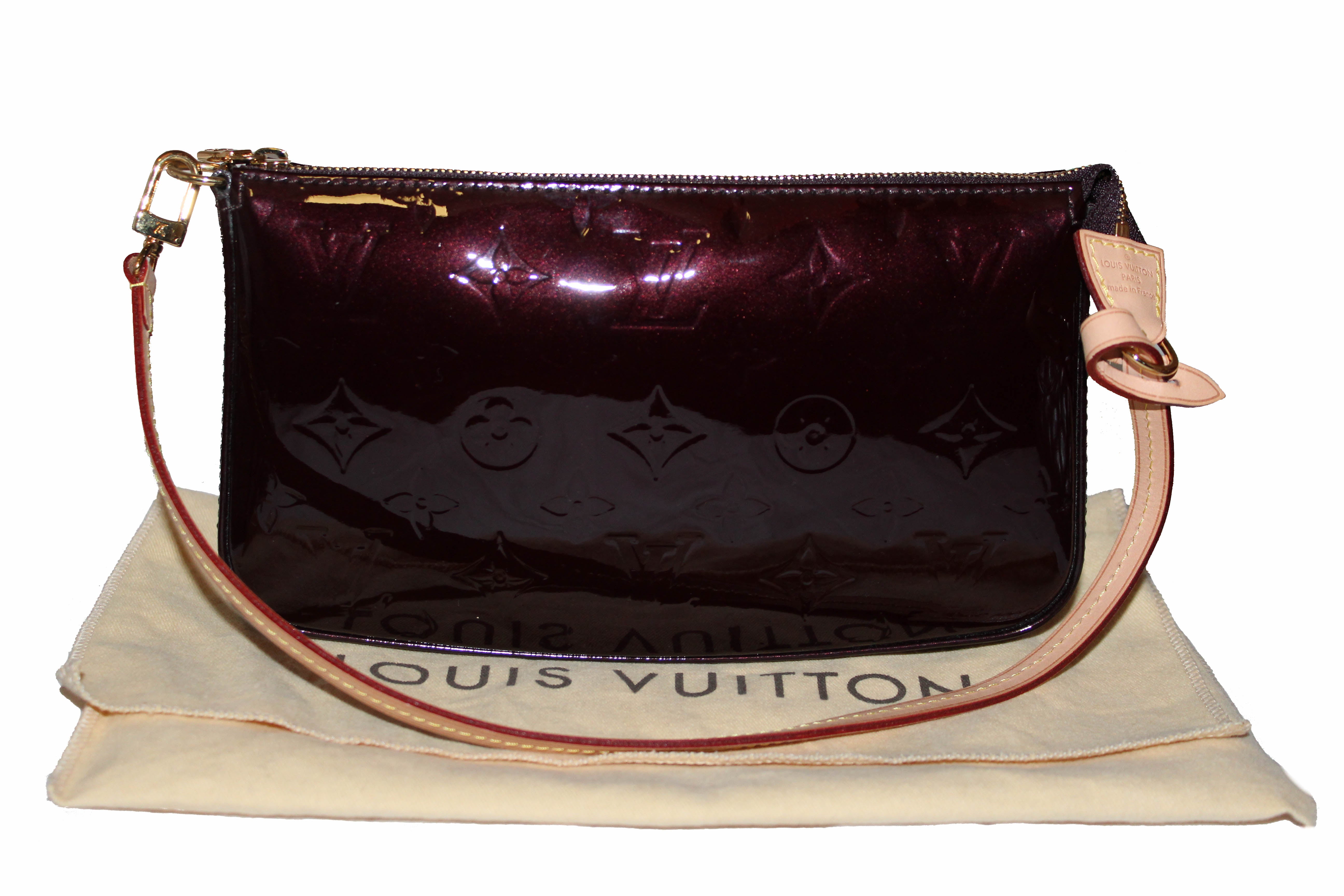 Louis Vuitton Amarante Monogram Vernis Félicie Pochette Handbag