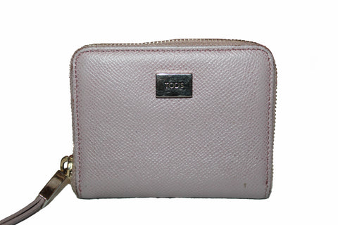 Authentic Tod's Pink Leather Card Holder