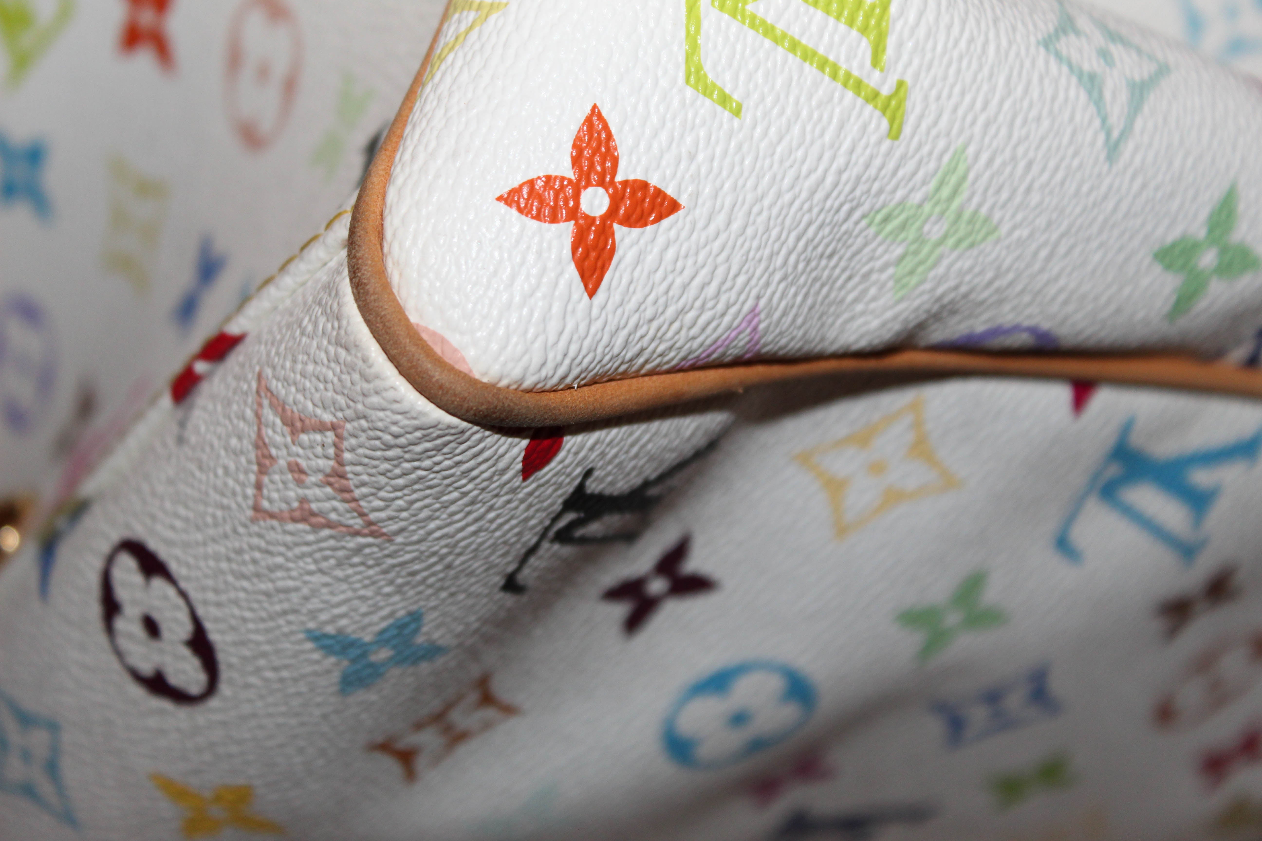 tas tote-bag Louis Vuitton Aurelia Monogram Multicolor White Tote bag  (MI006)