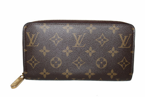 Authentic Louis Vuitton Classic Monogram Zippy Wallet