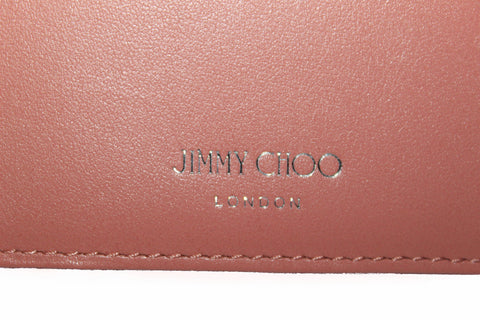 Authentic New Jimmy Choo Pink Leather Passport Holder