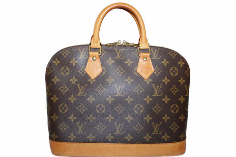 Authentic Louis Vuitton Classic Monogram Alma PM Handbag