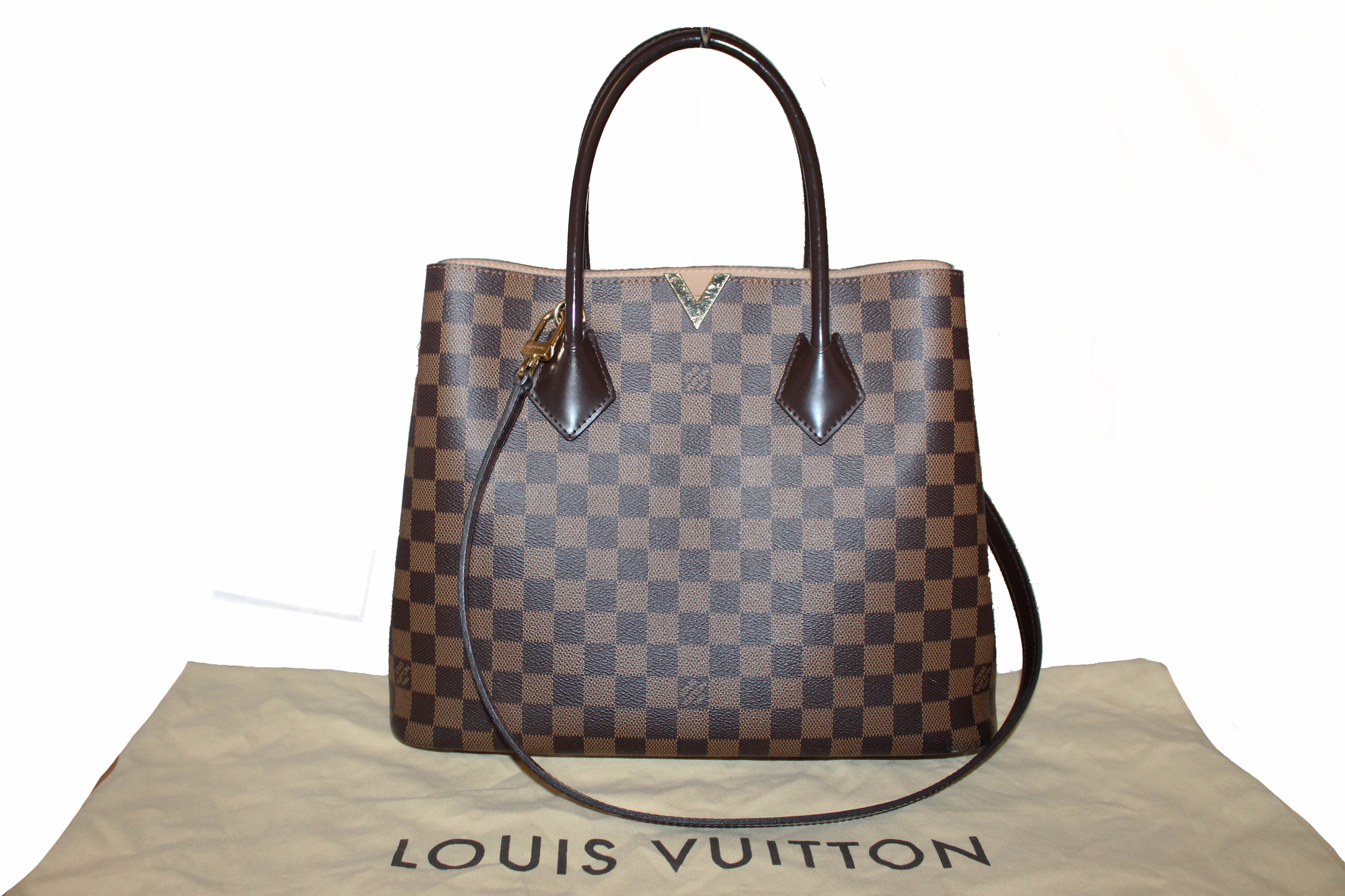 Louis Vuitton Damier Ebene Kensington Tote Bag 323lvs517