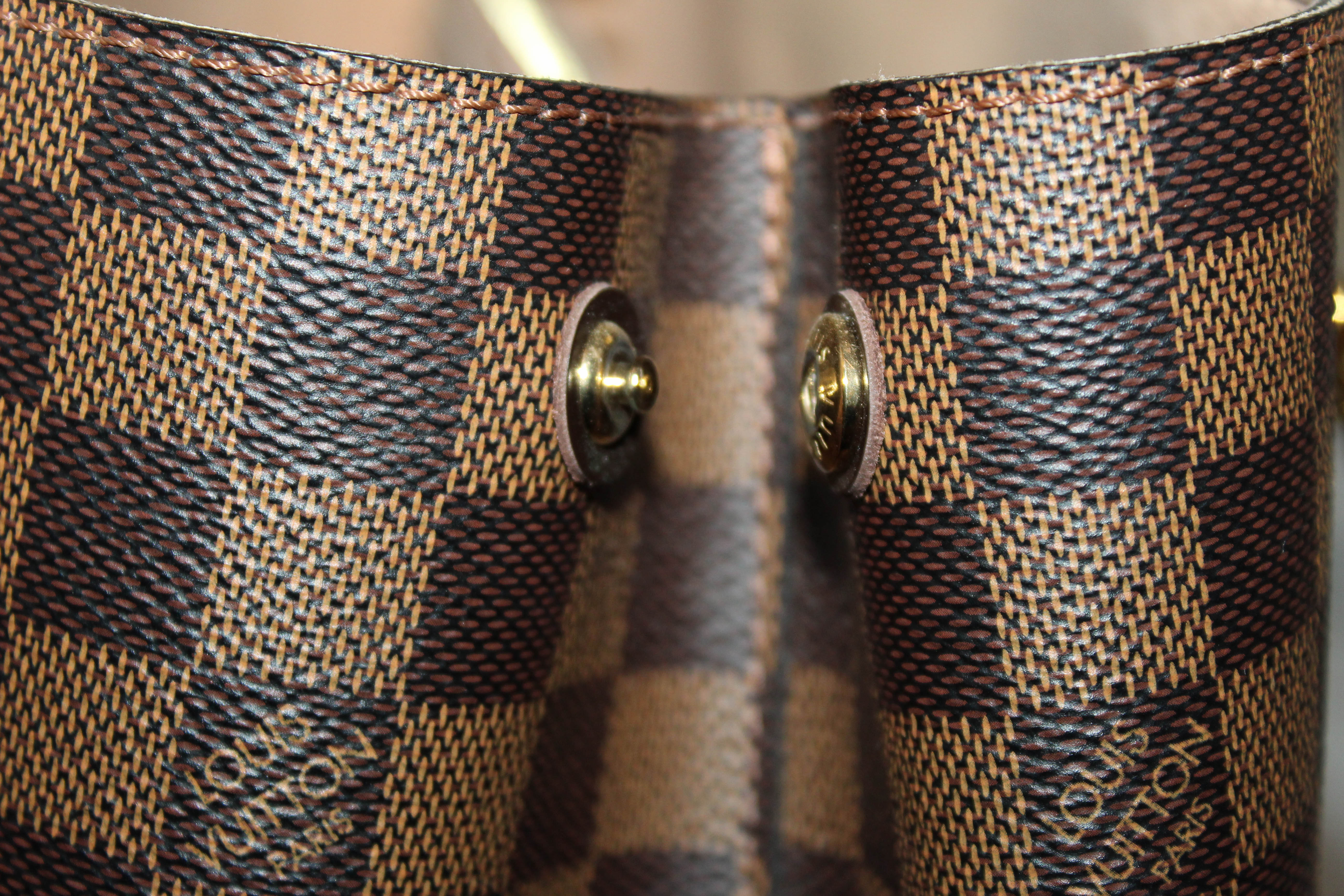 Louis Vuitton Sac Kensington Damier ebene Leather ref.362230