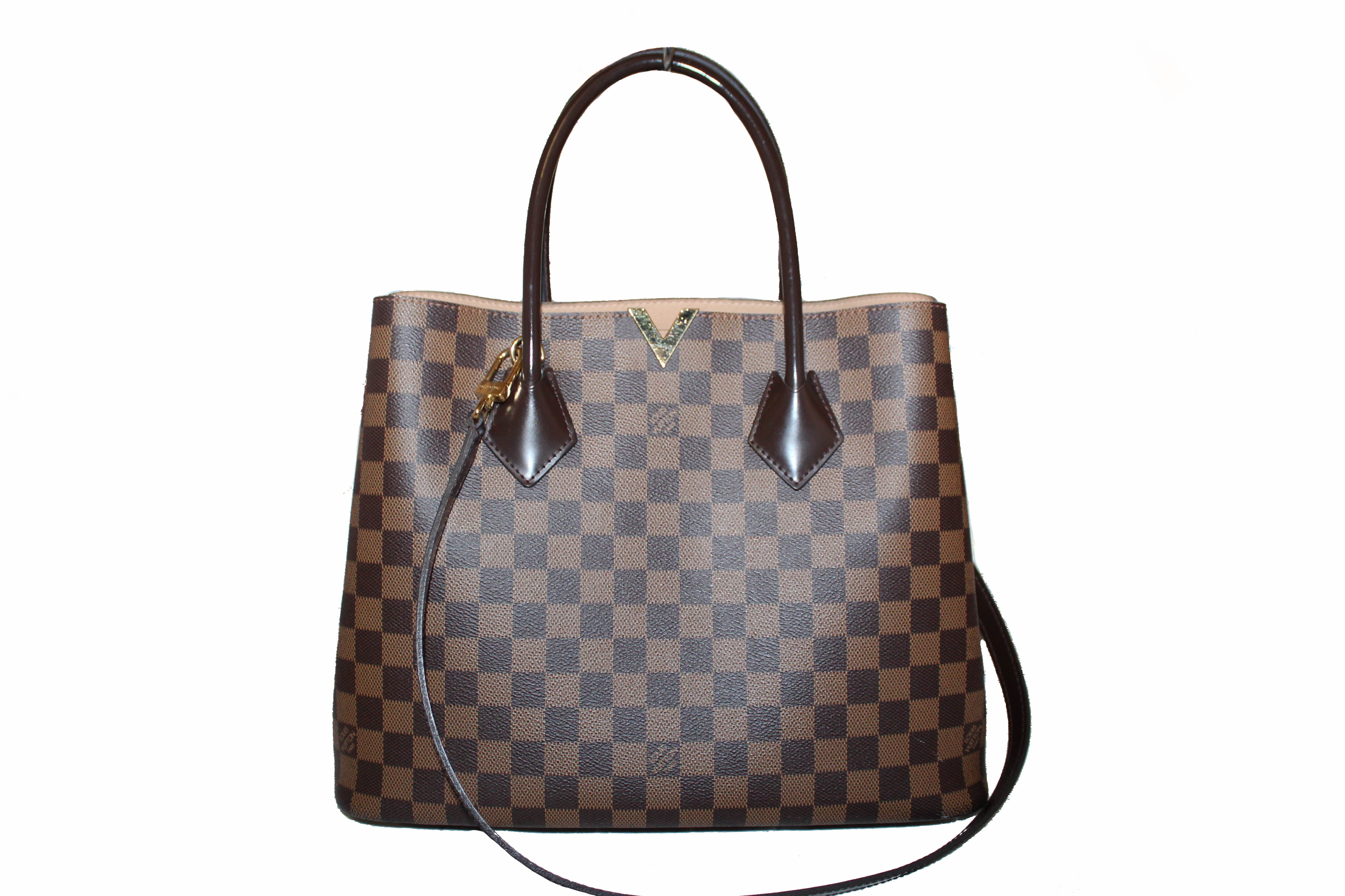 Louis Vuitton Kensington Damier Ebene Tote Shoulder Bag