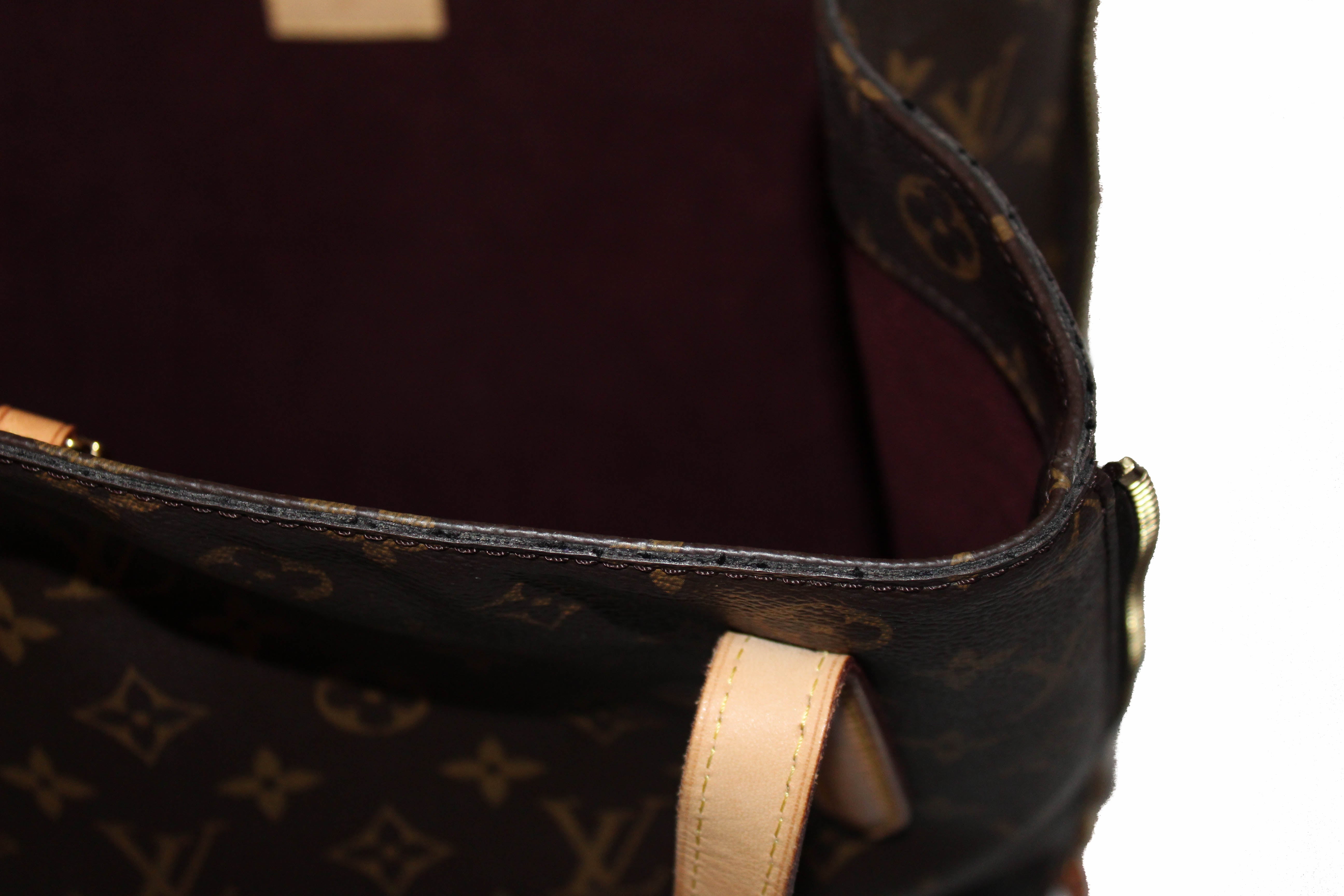 Authentic Louis Vuitton Classic Monogram Voltaire Tote Shoulder Bag