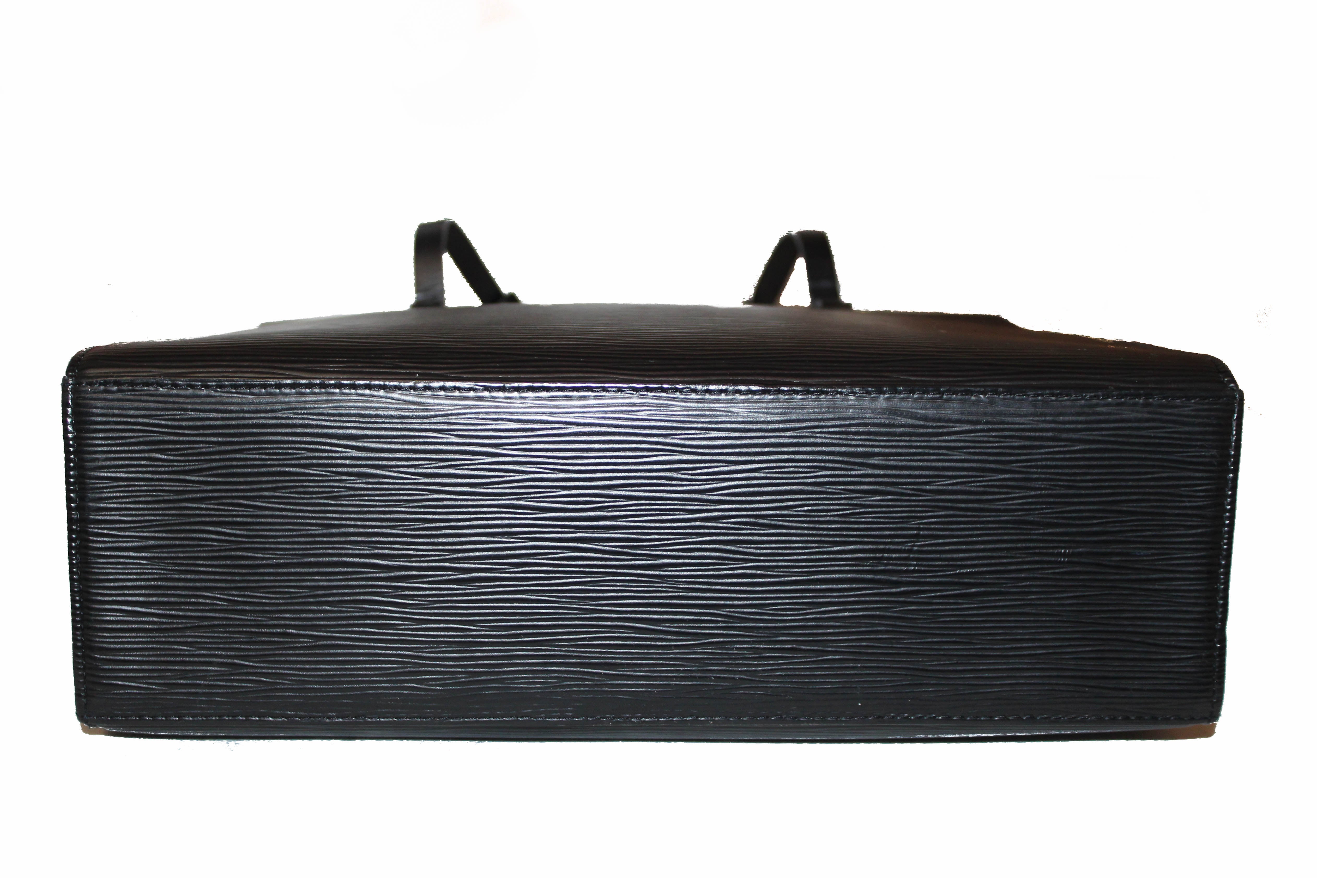 Authentic Louis Vuitton Black Epi Leather Croisette PM Tote Bag – Paris  Station Shop