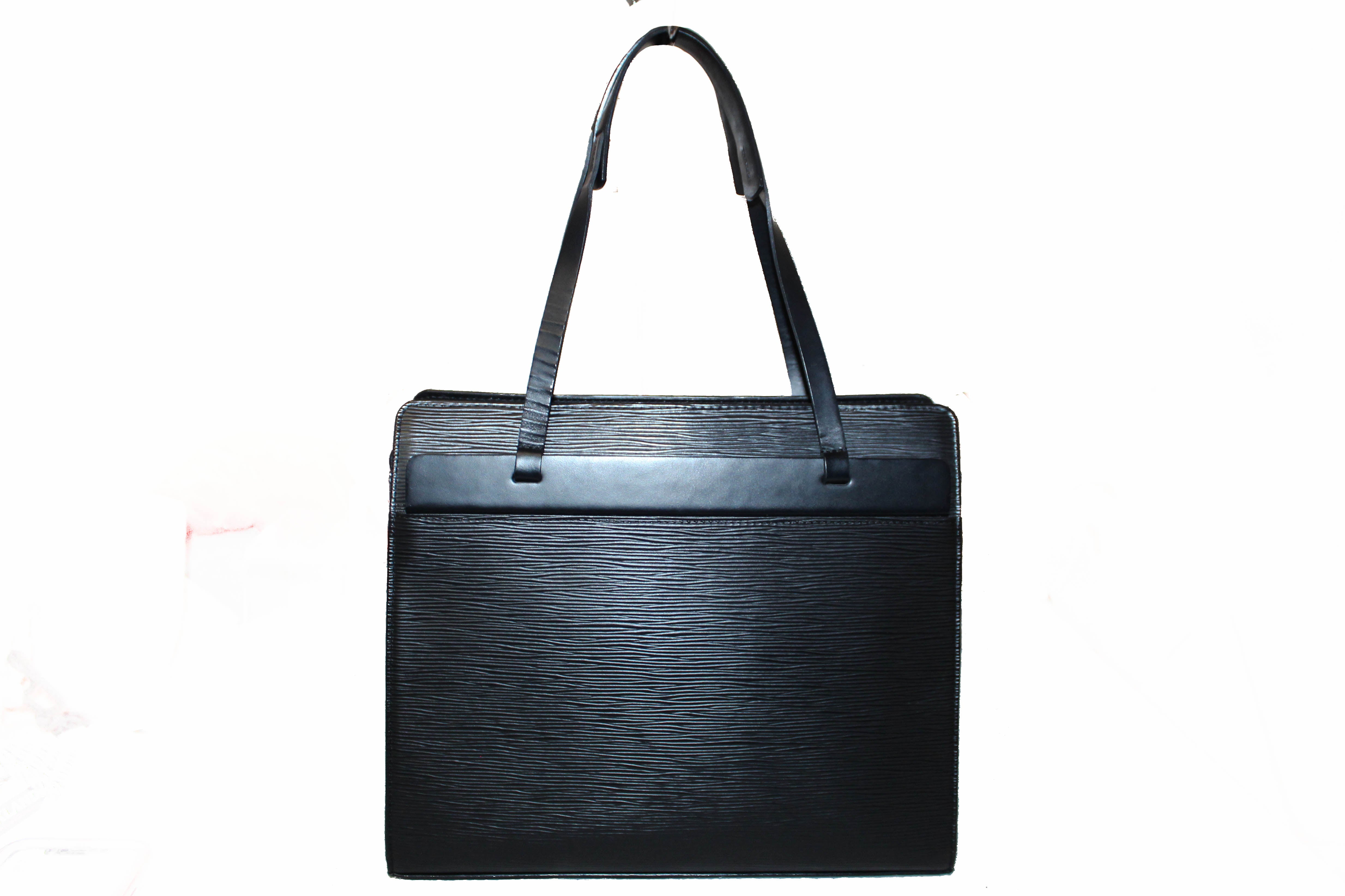 Louis Vuitton Black Epi Leather Croisette PM Bag For Sale at