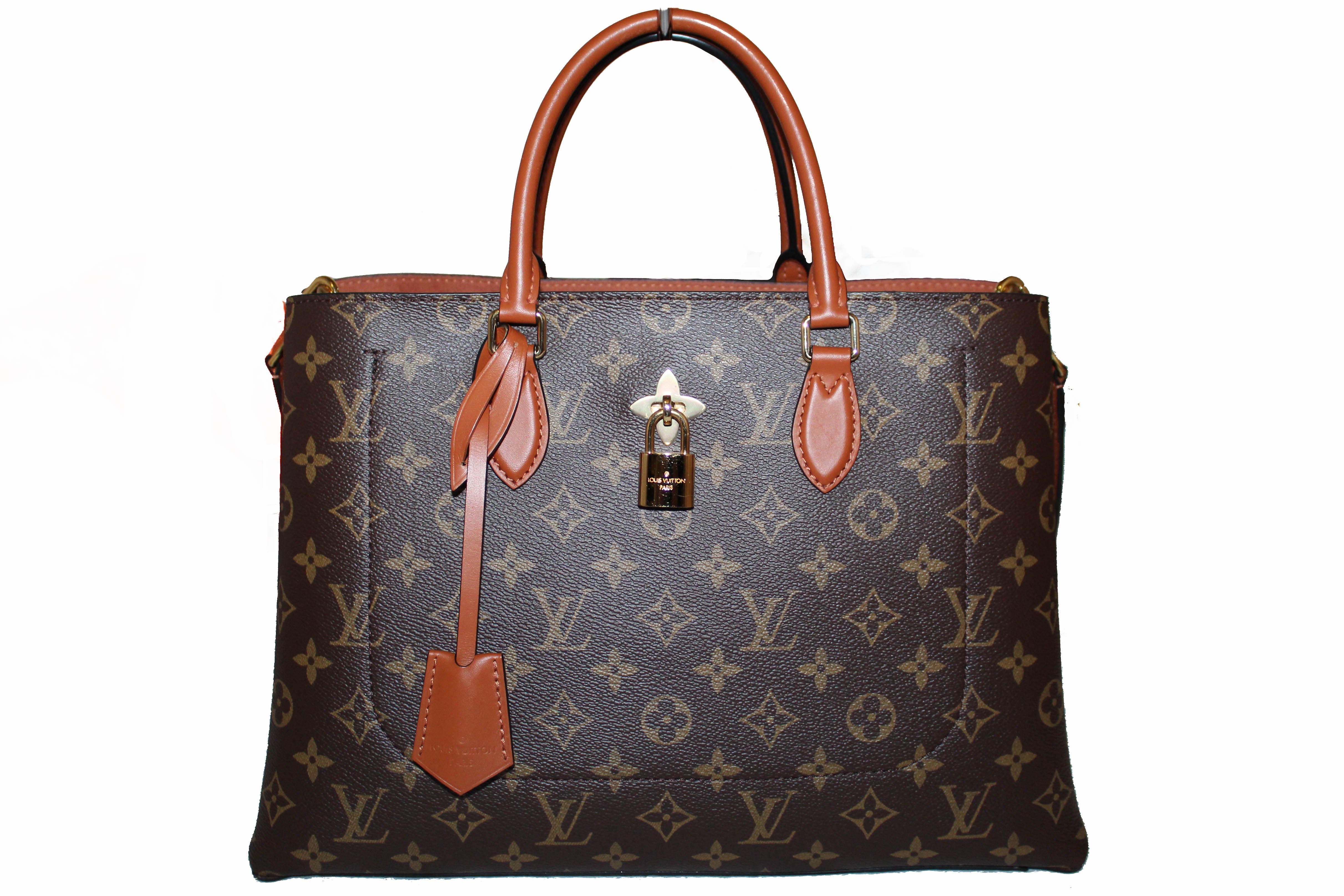 Louis Vuitton Monogram Flower Tote - Brown Shoulder Bags, Handbags