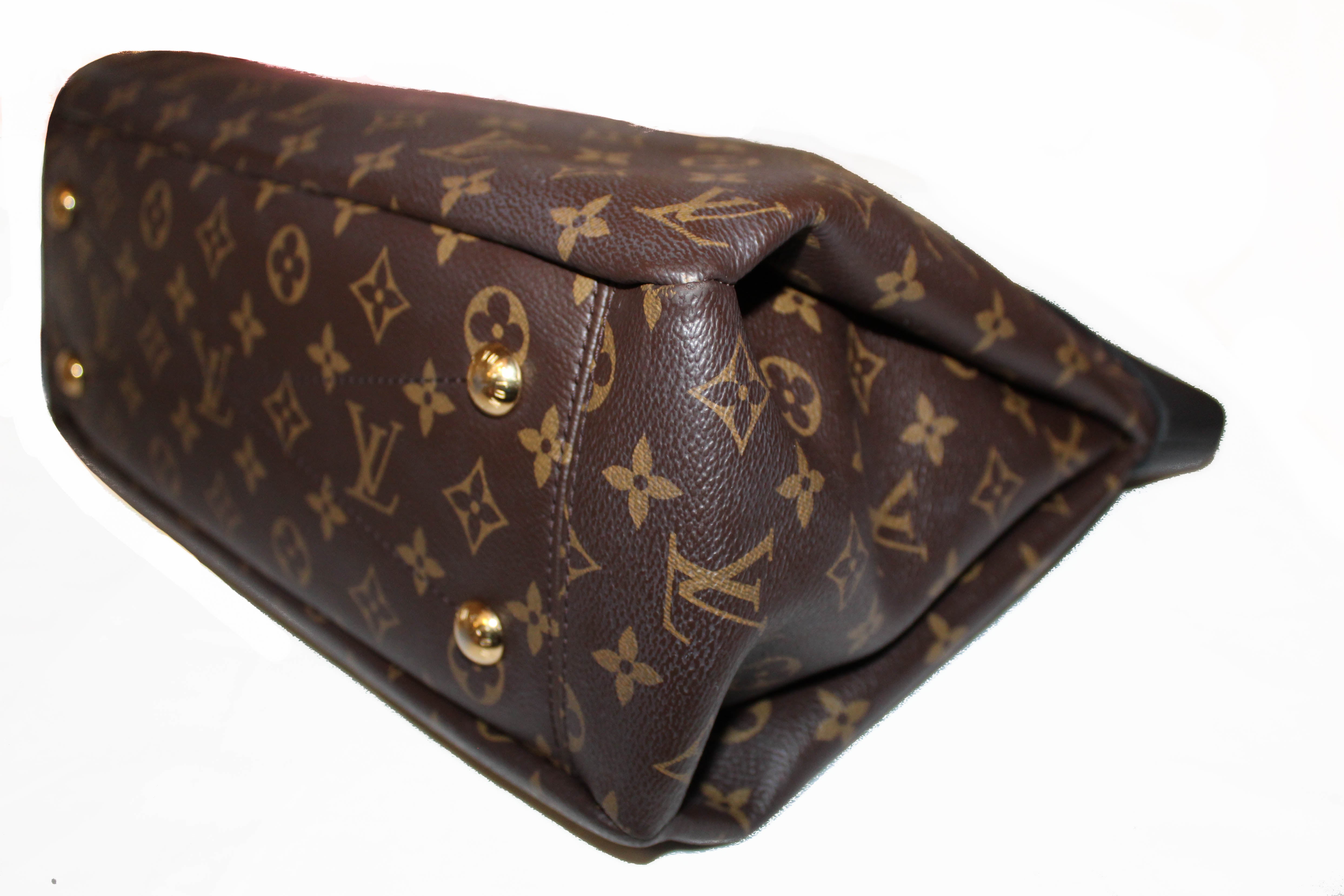 Authentic Louis Vuitton Monogram Noir Pallas Shopper Tote Shoulder Bag –  Paris Station Shop