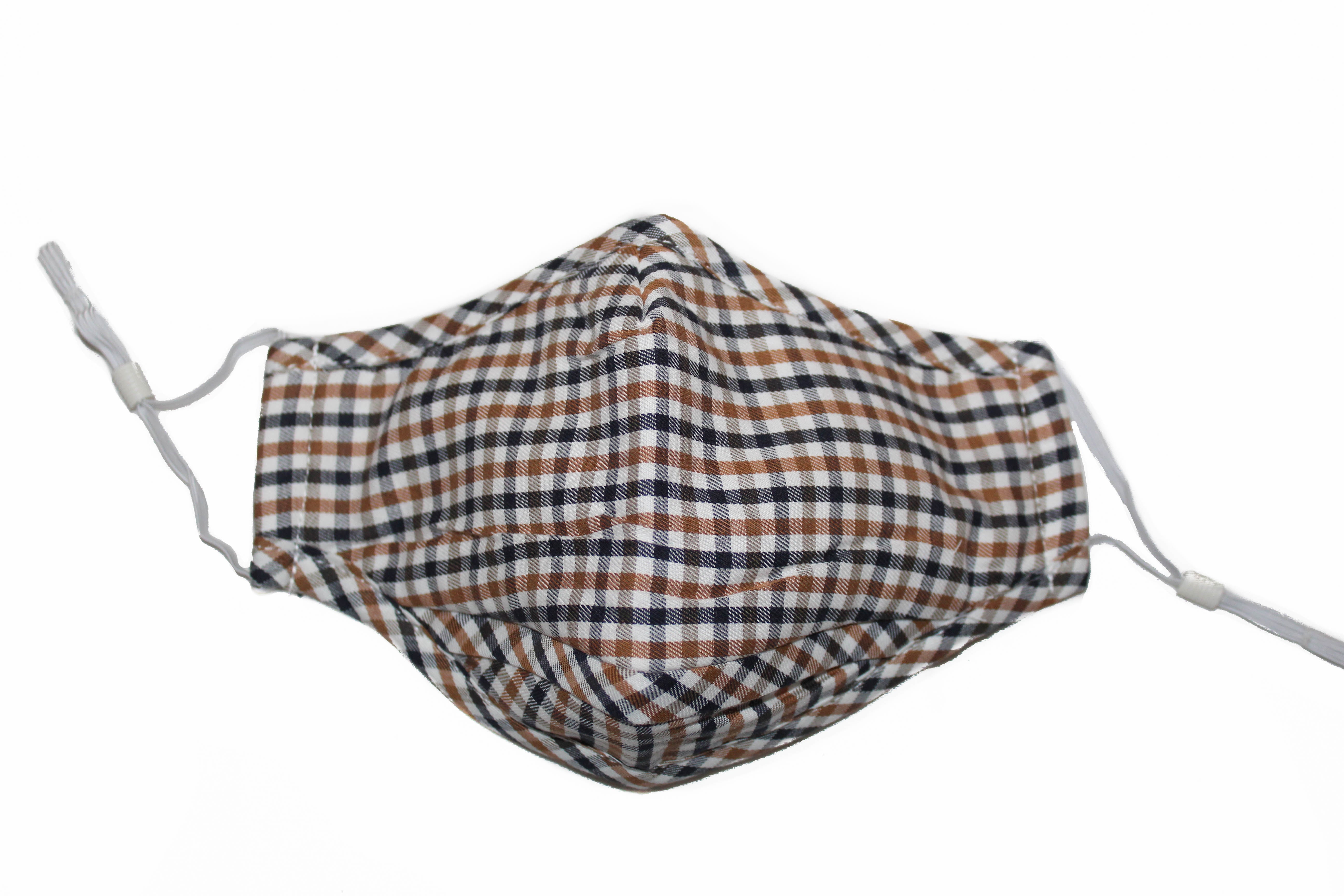 Non Medical Multicolor Plaid Light Weight & Comfortable Wear Face Mask/Covering