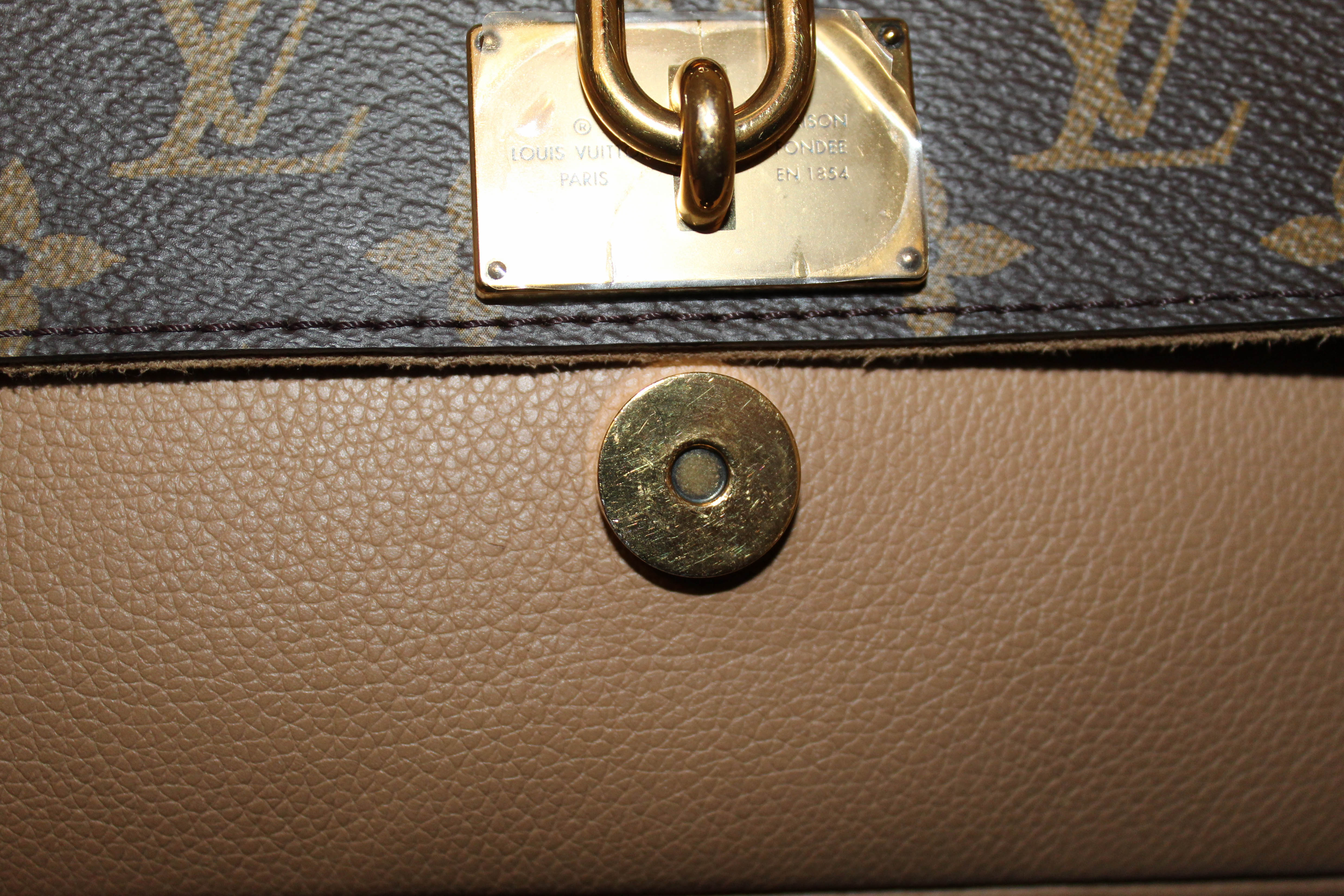 Louis Vuitton Marignan Monogram padlock satchel