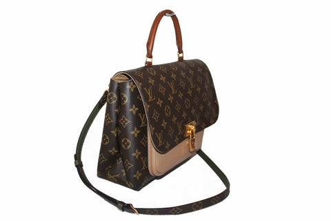 Authentic Louis Vuitton Monogram Sesame Marignan Hand/Shoulder/Crossbody Bag