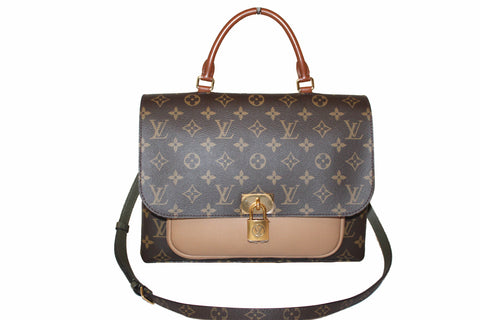 Authentic Louis Vuitton Monogram Sesame Marignan Hand/Shoulder/Crossbody Bag