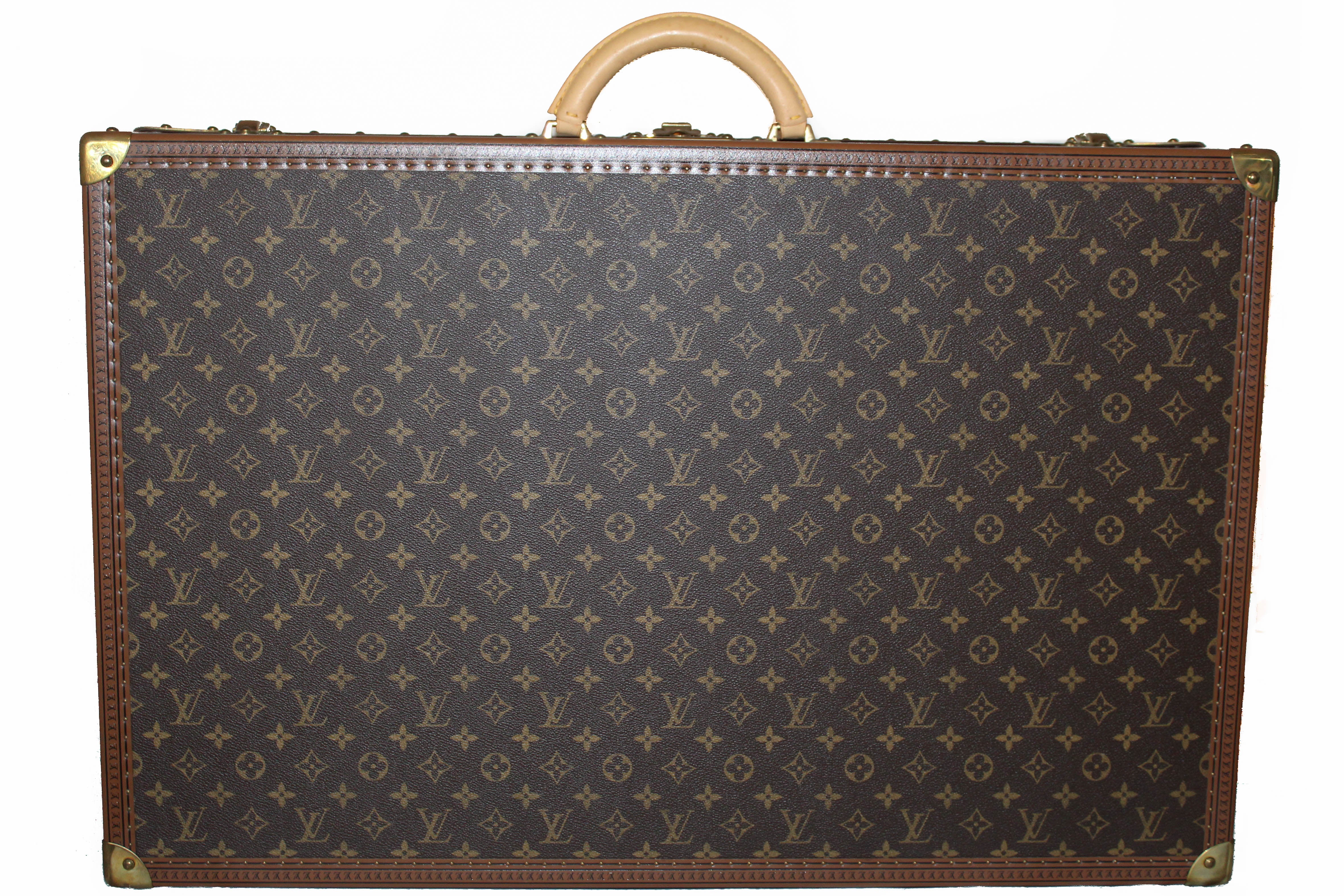 LOUIS VUITTON Auth Suitcase Monogram LV Travel Bag Case Large 20"  Shoulder Strap