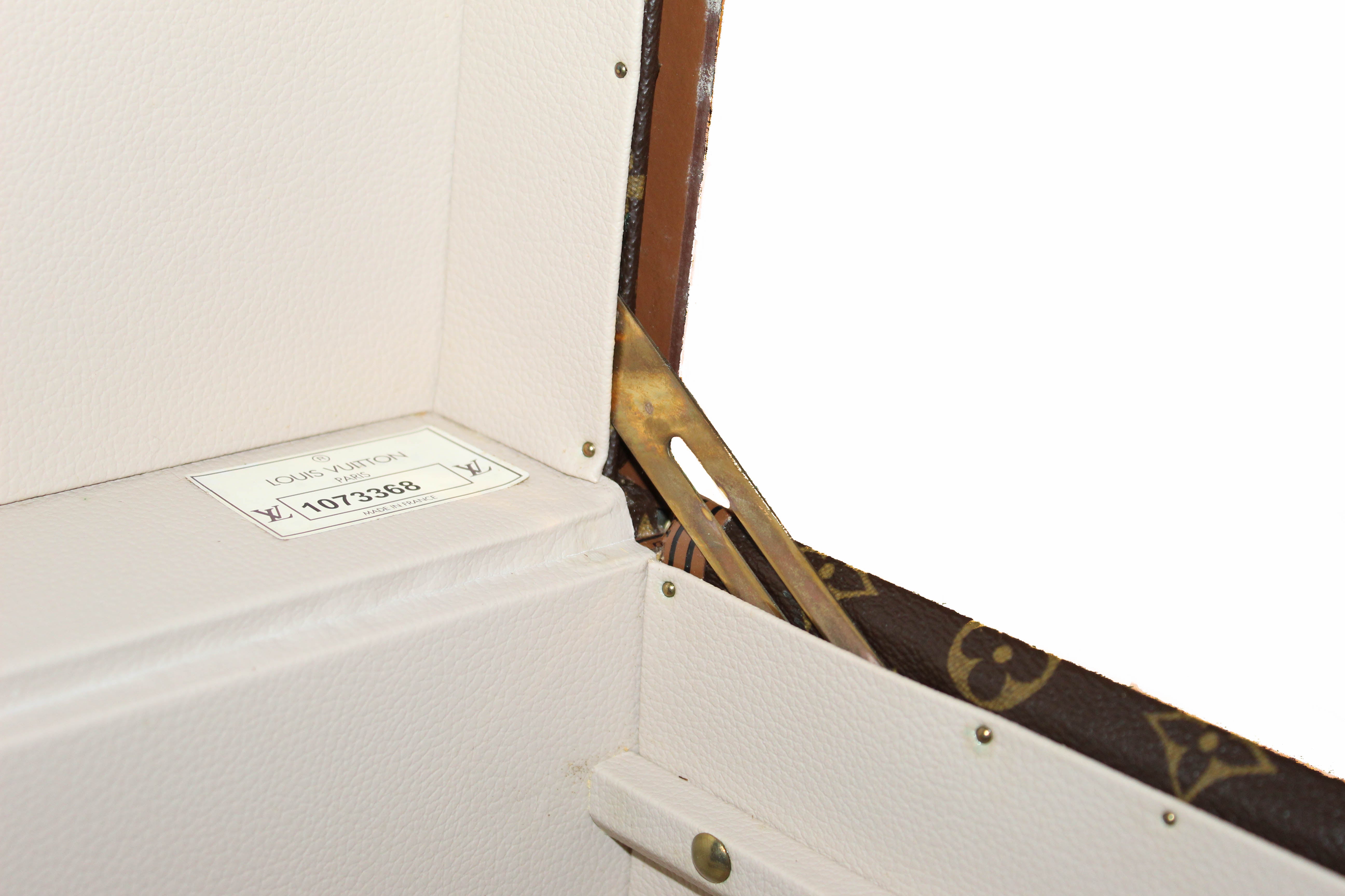 Louis Vuitton Monogram Alzer 75 Trunk Hard Case Suitcase – Italy Station