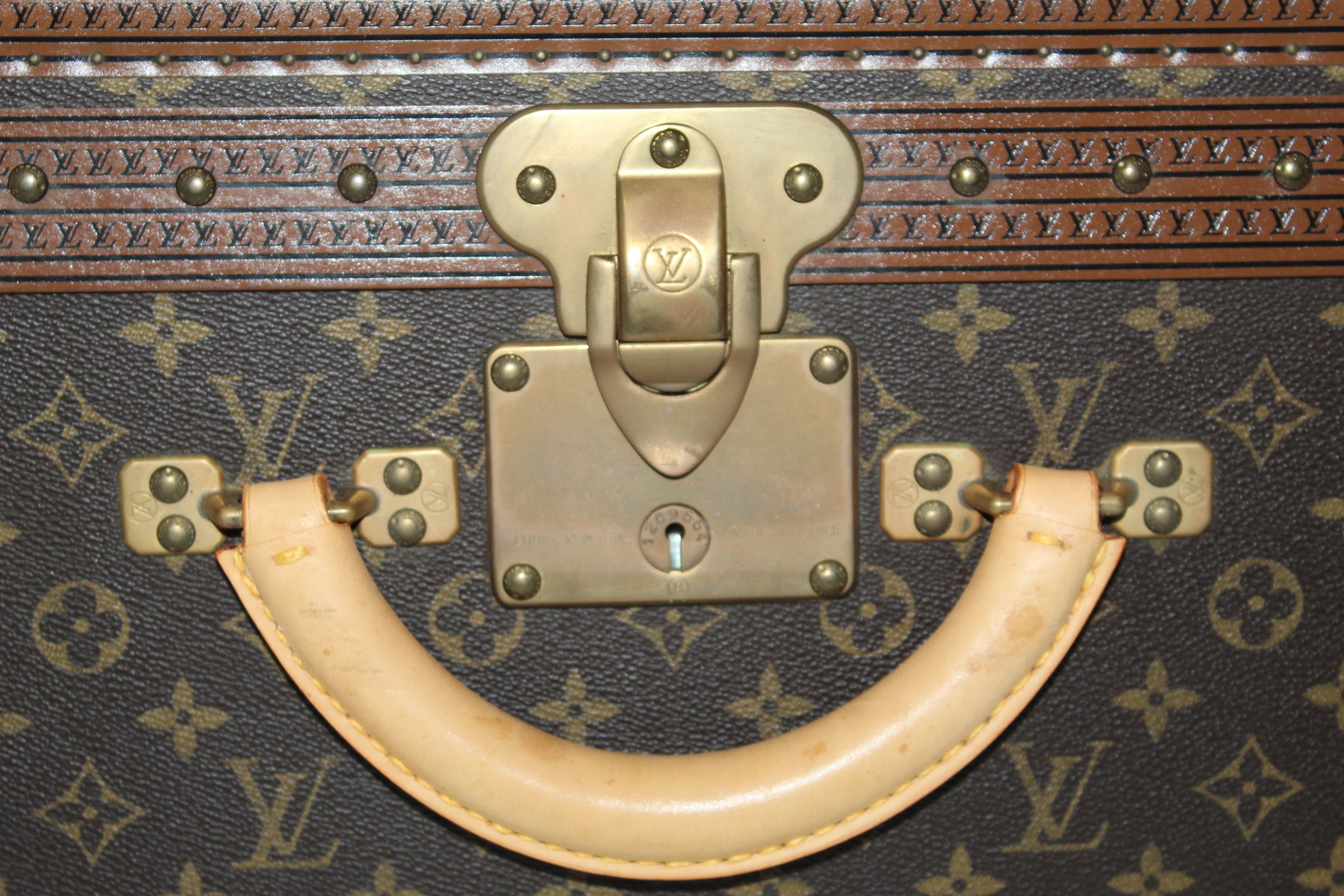 Louis Vuitton Monogram Alzer 75 Trunk Hard Case Suitcase – Italy Station