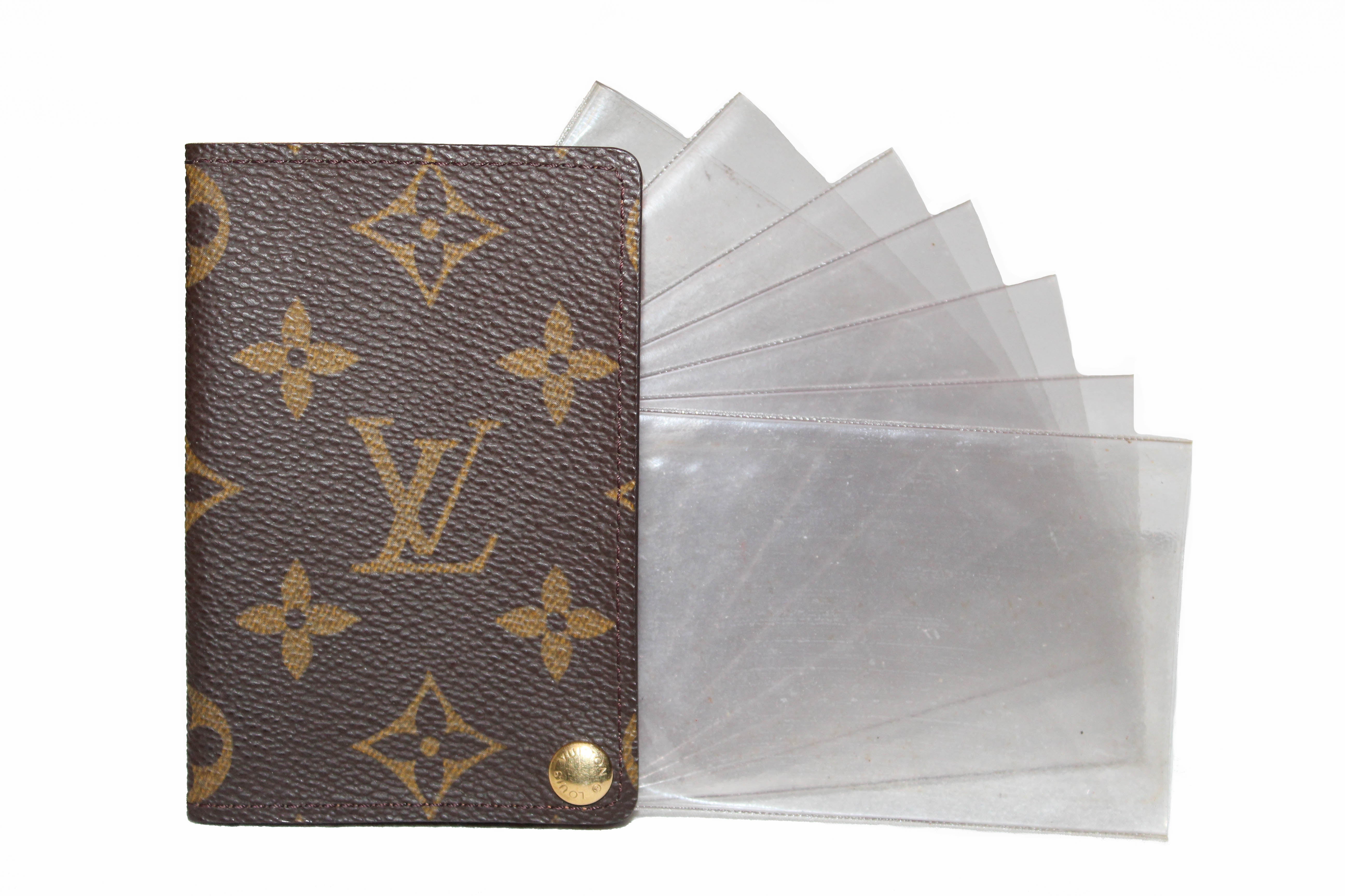 Authentic Louis Vuitton Monogram Credit Card Photo/Card Holder