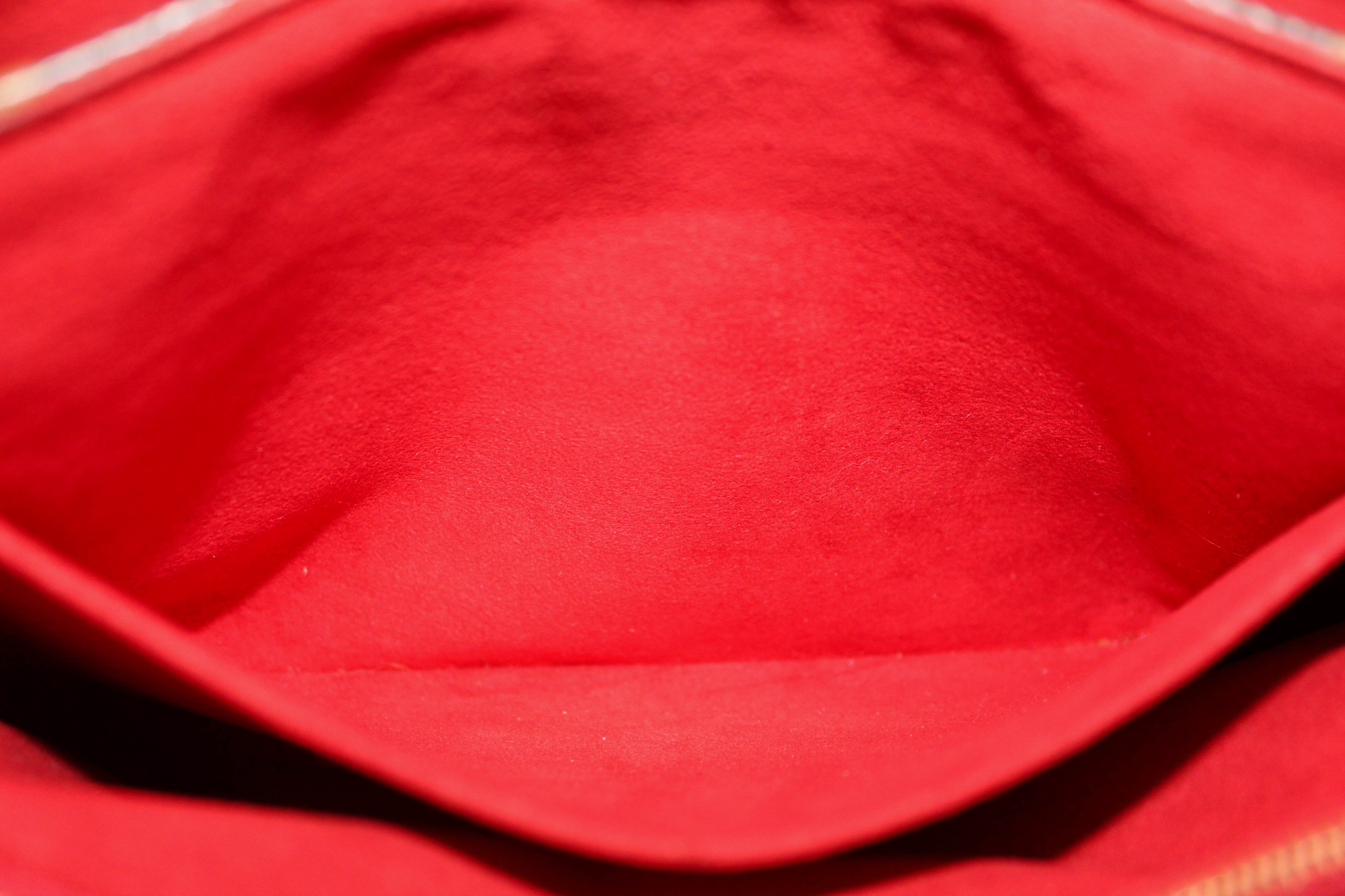 Authentic Louis Vuitton Red Monogram Pallas Chain Shoulder Bag – Paris  Station Shop