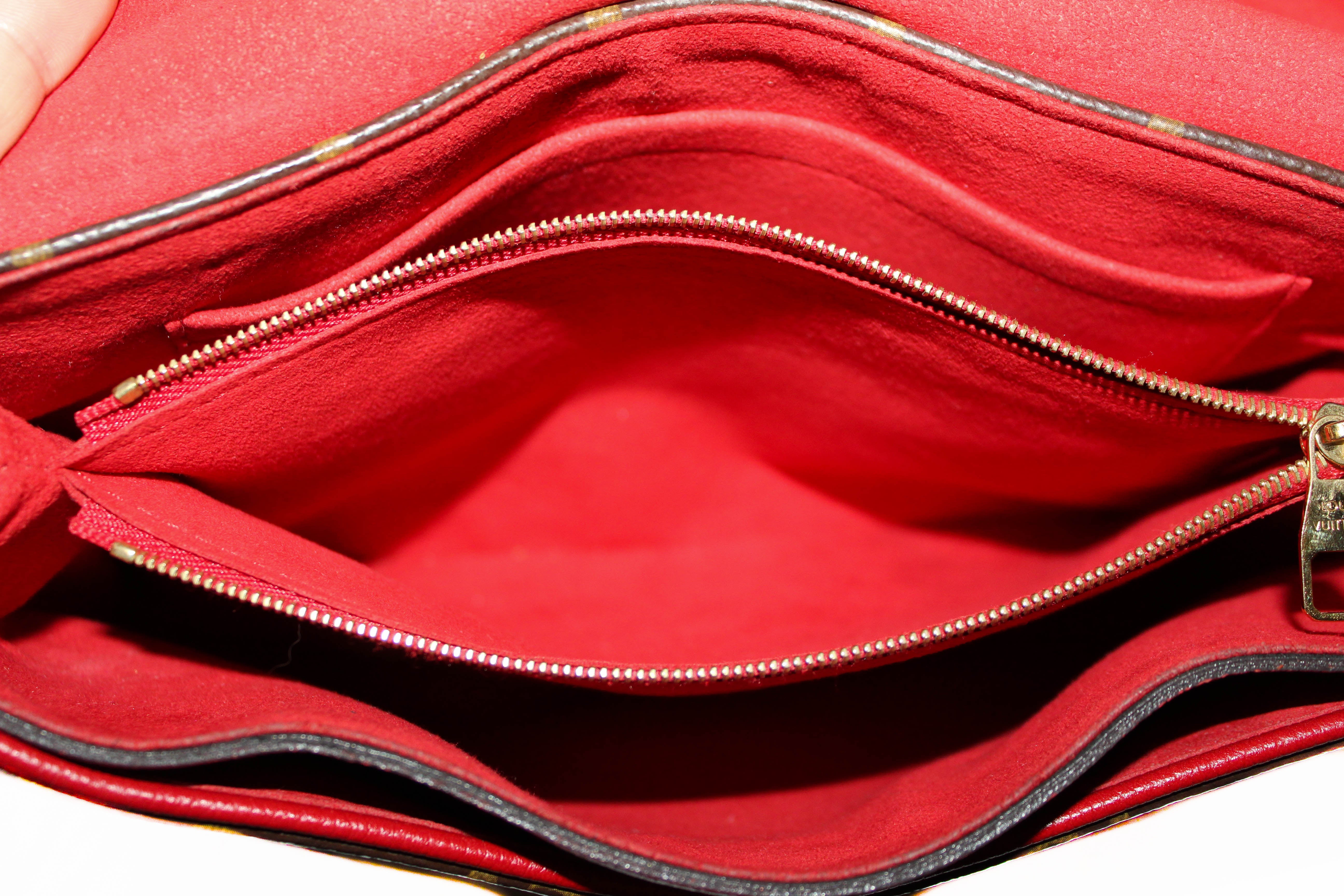 Louis Vuitton Red Monogram Canvas Pallas Chain Bag QJBCZC5VRB023