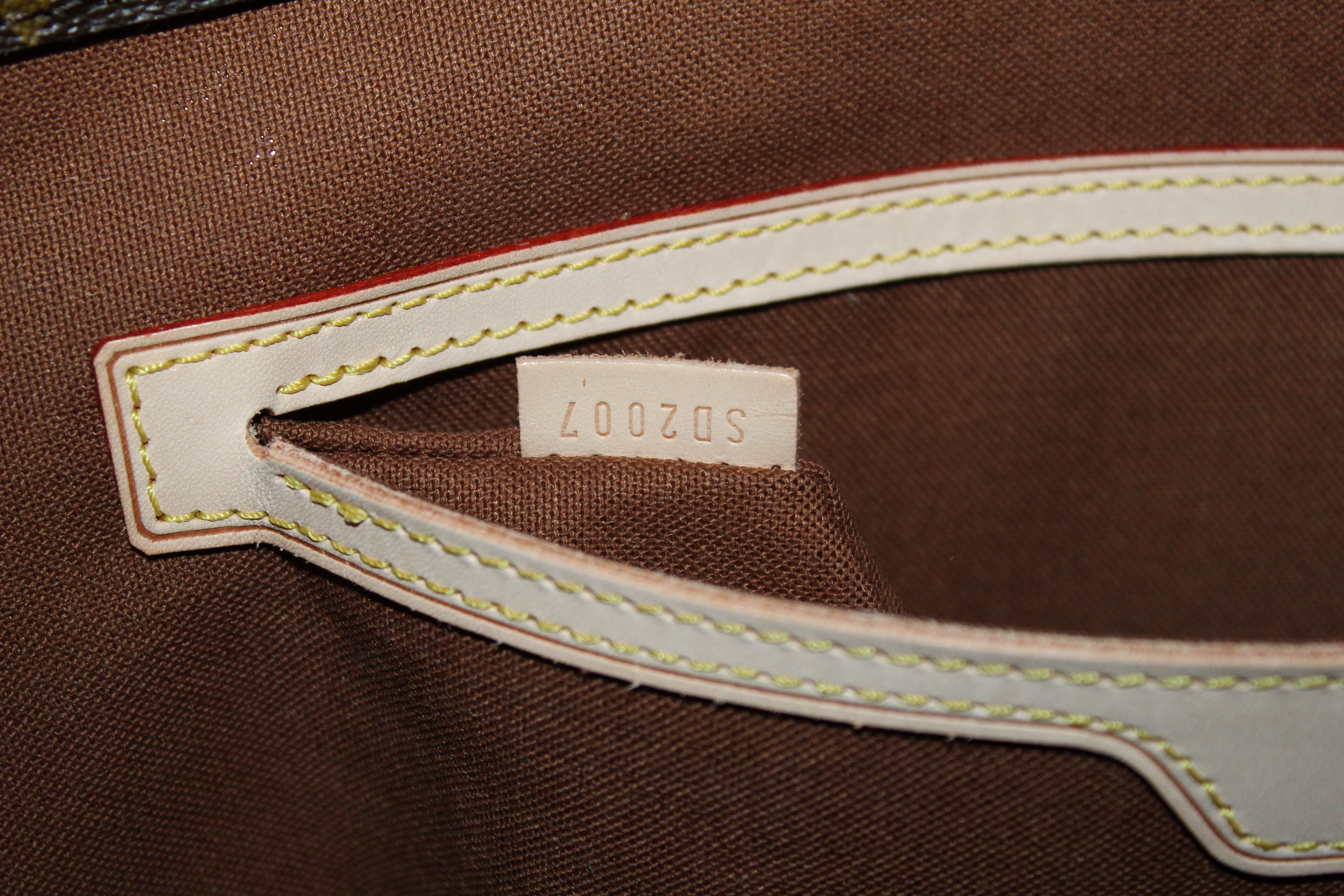 Authentic Louis Vuitton Classic Monogram Cabas Mezzo Tote Bag