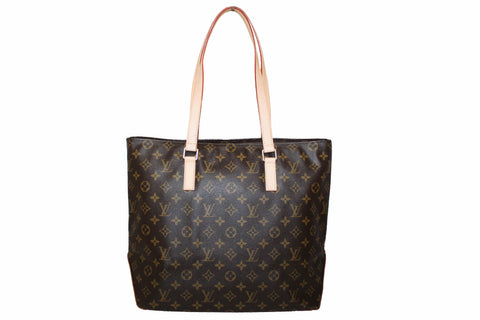 Authentic Louis Vuitton Classic Monogram Cabas Mezzo Tote Bag