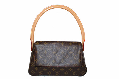 Authentic Louis Vuitton Classic Monogram Mini Looping Tote Bag