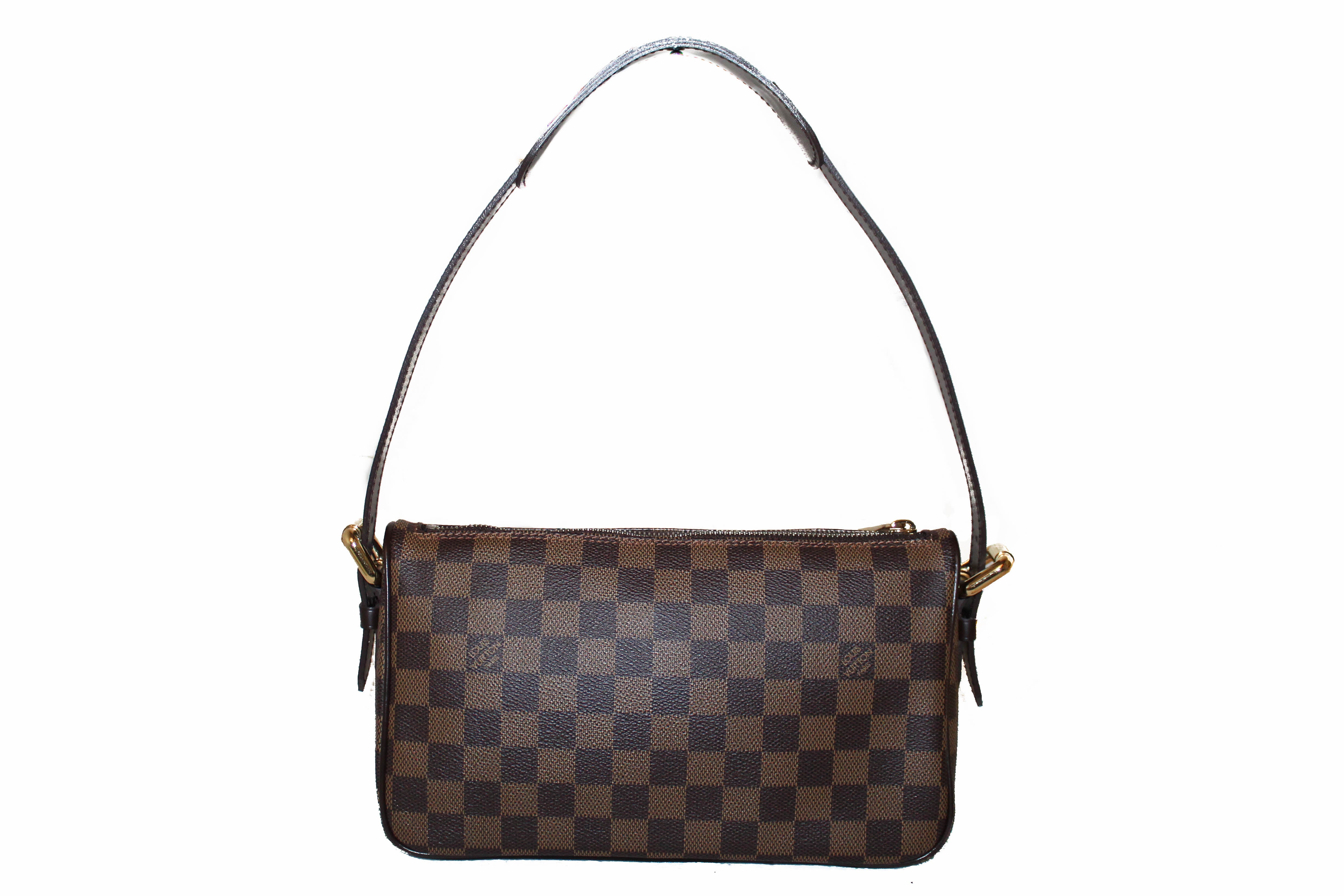 Authentic Louis Vuitton Damier Ebene Ravello GM Shoulder Bag
