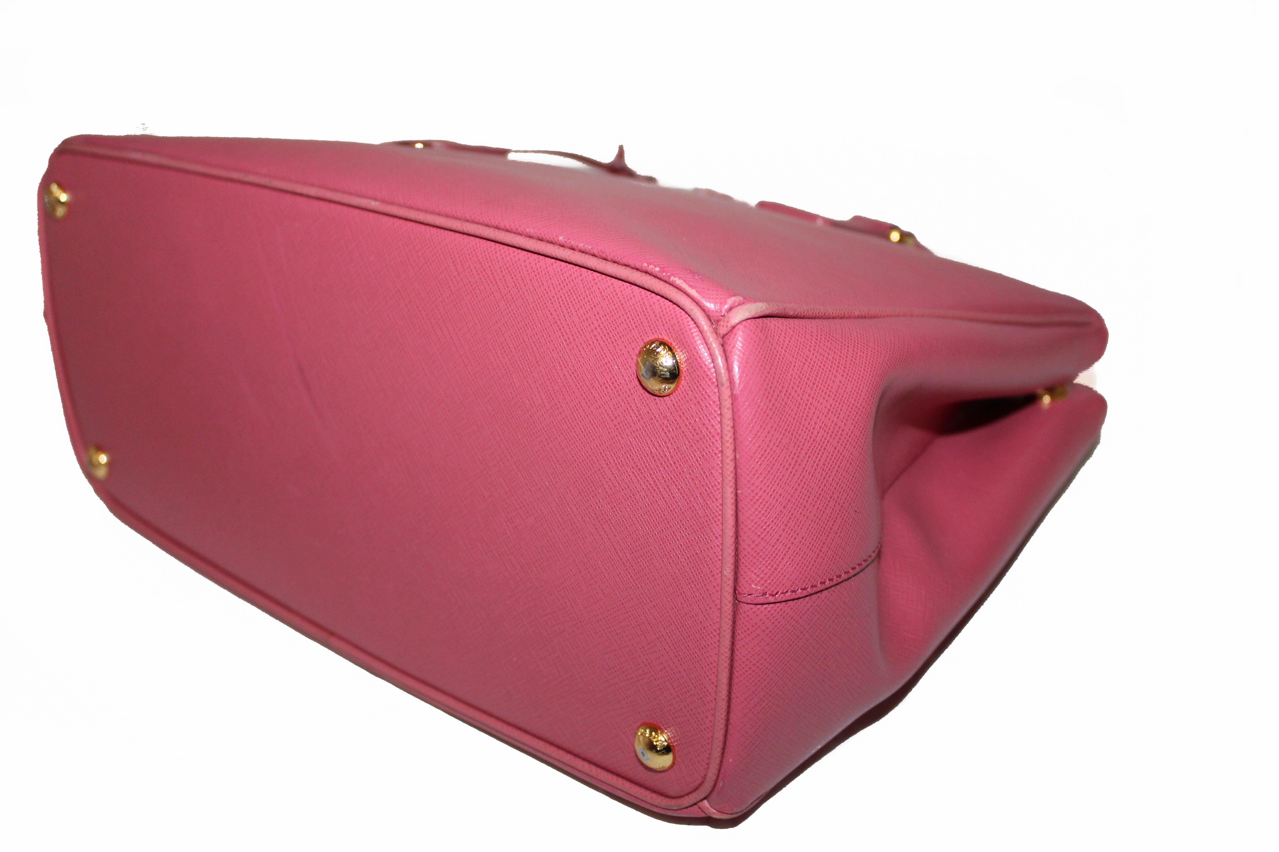 Authentic Prada Light Pink Galleria Saffiano Lux Leather Medium Tote B –  Paris Station Shop