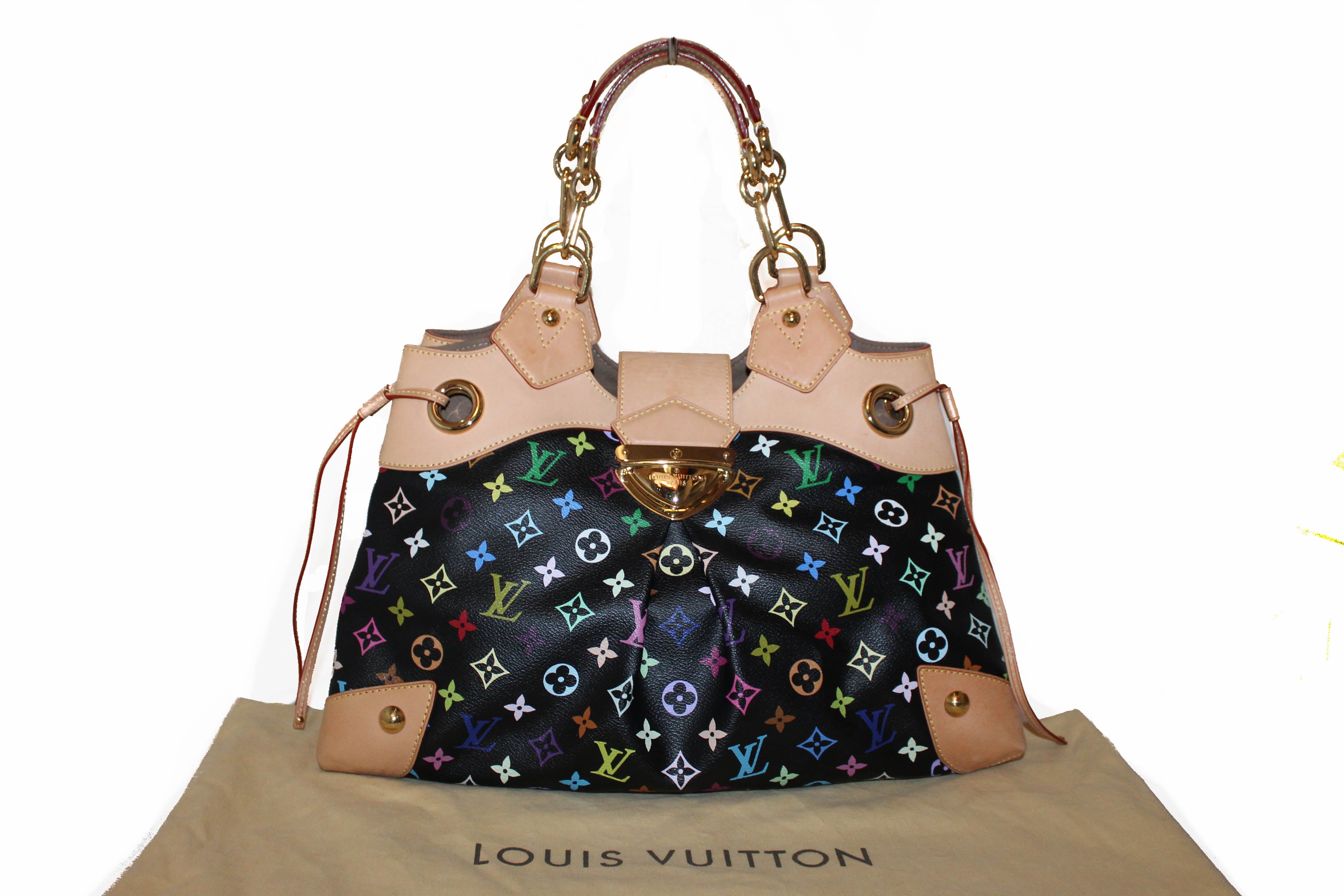Louis Vuitton Black Monogram Multicolore Ursula Bag