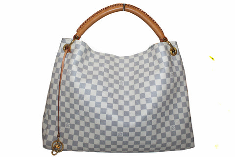 Authentic Louis Vuitton Damier Azur Artsy GM Shoulder Bag