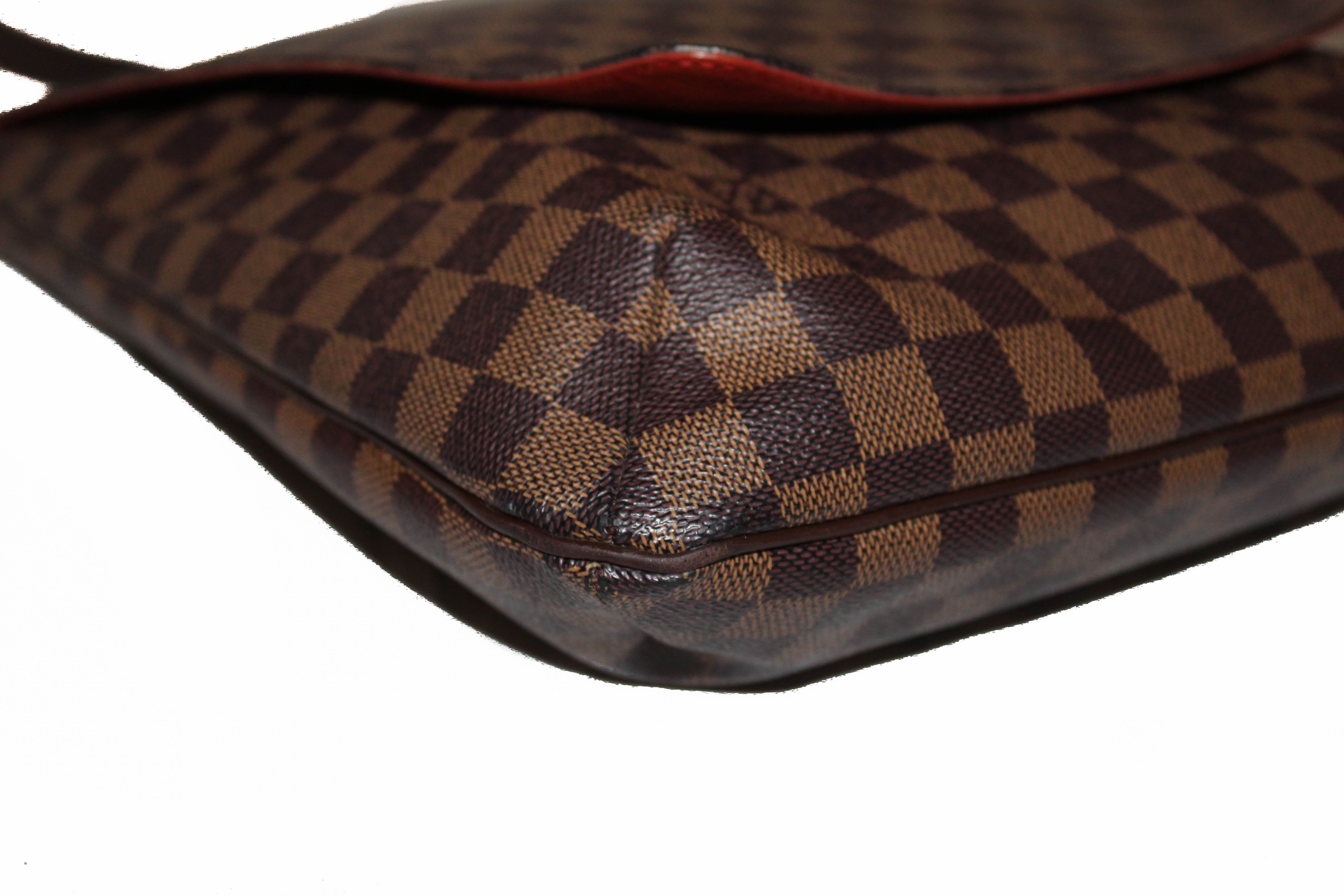 Authentic Louis Vuitton Damier Ebene Musette GM Messenger Bag