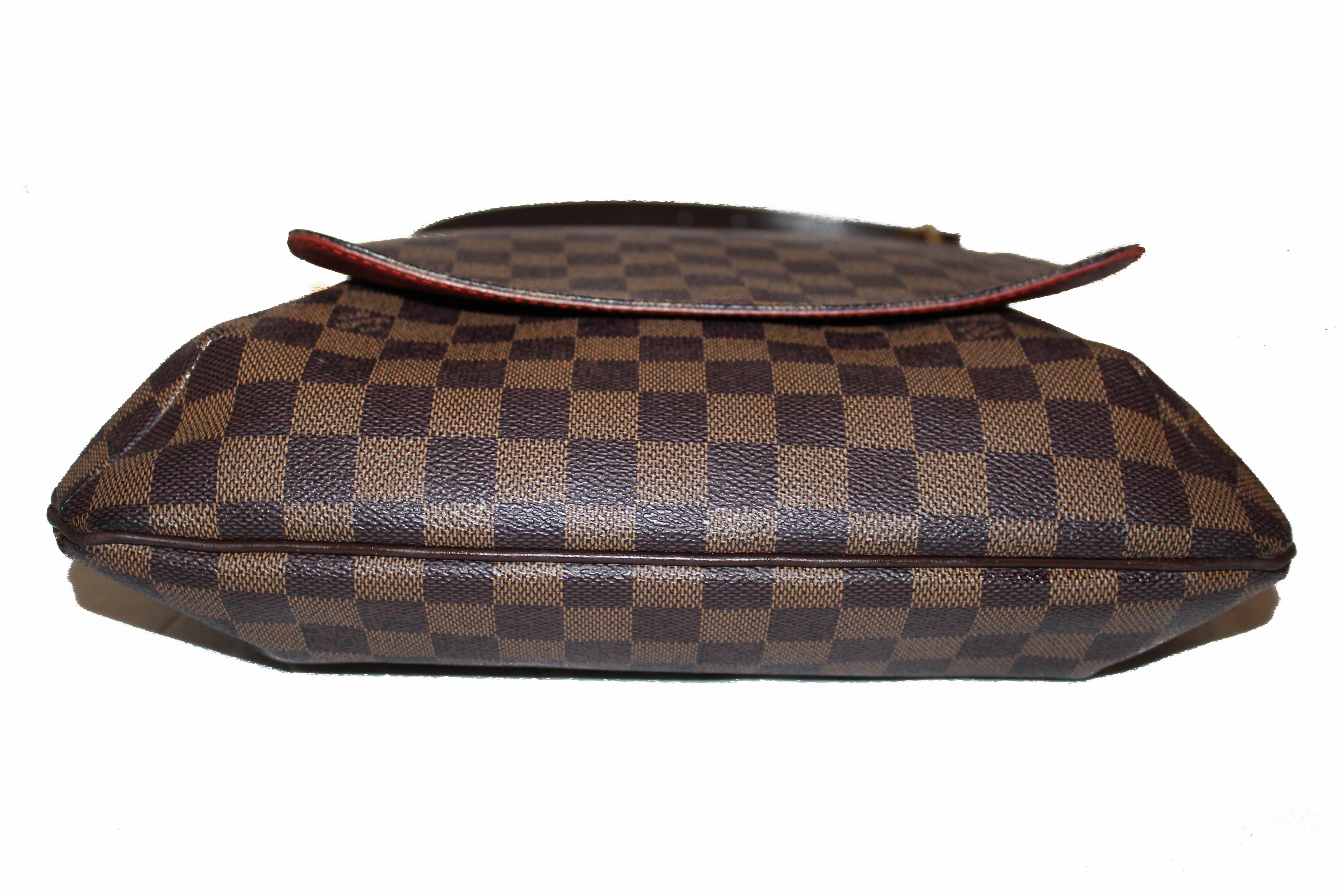 Authentic Louis Vuitton Damier Ebene Musette GM Messenger Bag