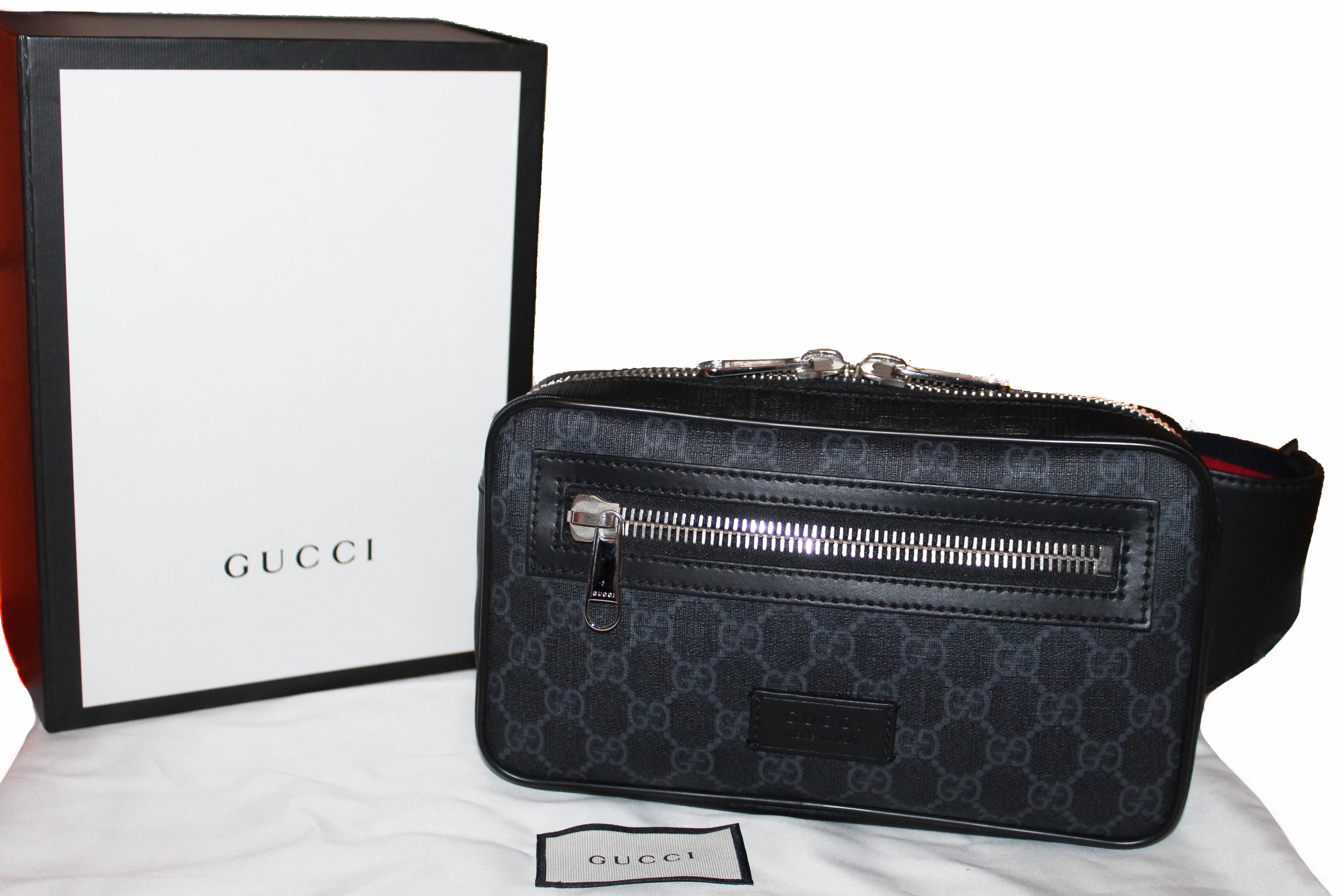 Authentic Gucci Black Belt Bag