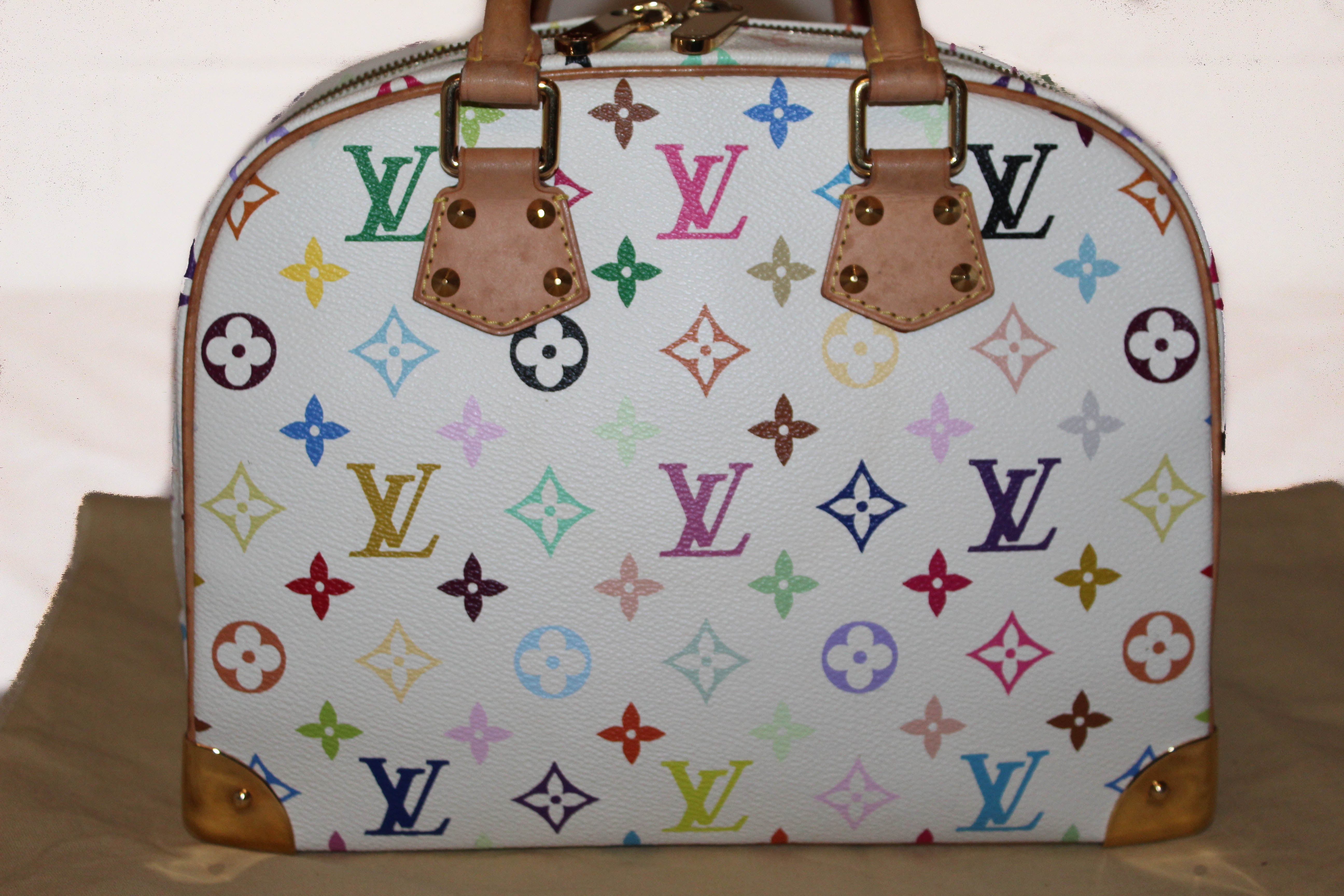 Authentic Louis Vuitton Trouville Multicolor  Luxury purses, Authentic  louis vuitton, Louis vuitton bag