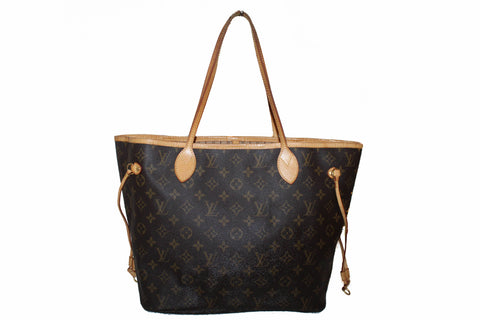 Authentic Louis Vuitton Monogram Neverfull MM Tote Bag