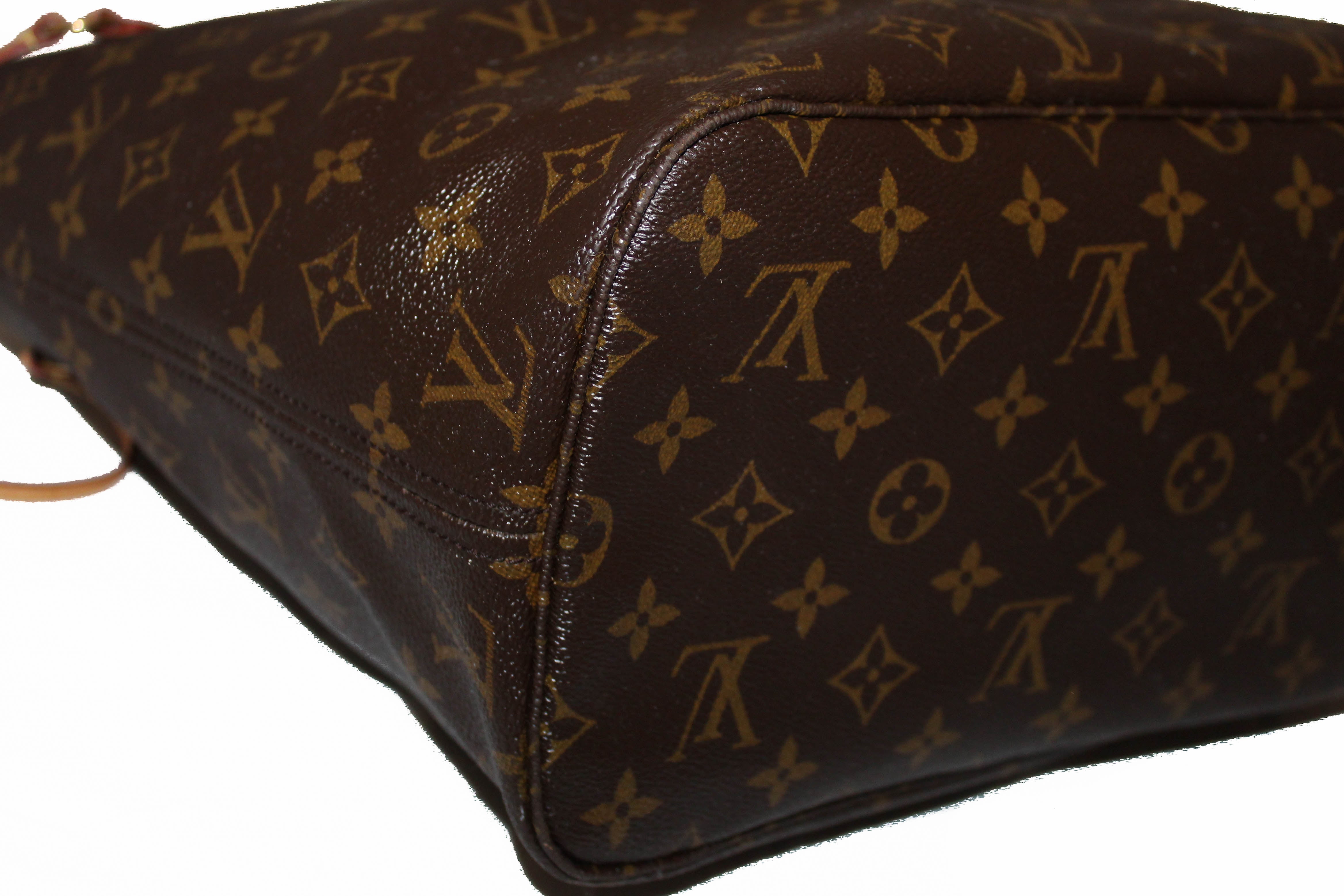 Authentic Louis Vuitton Monogram Neverfull MM Tote Bag
