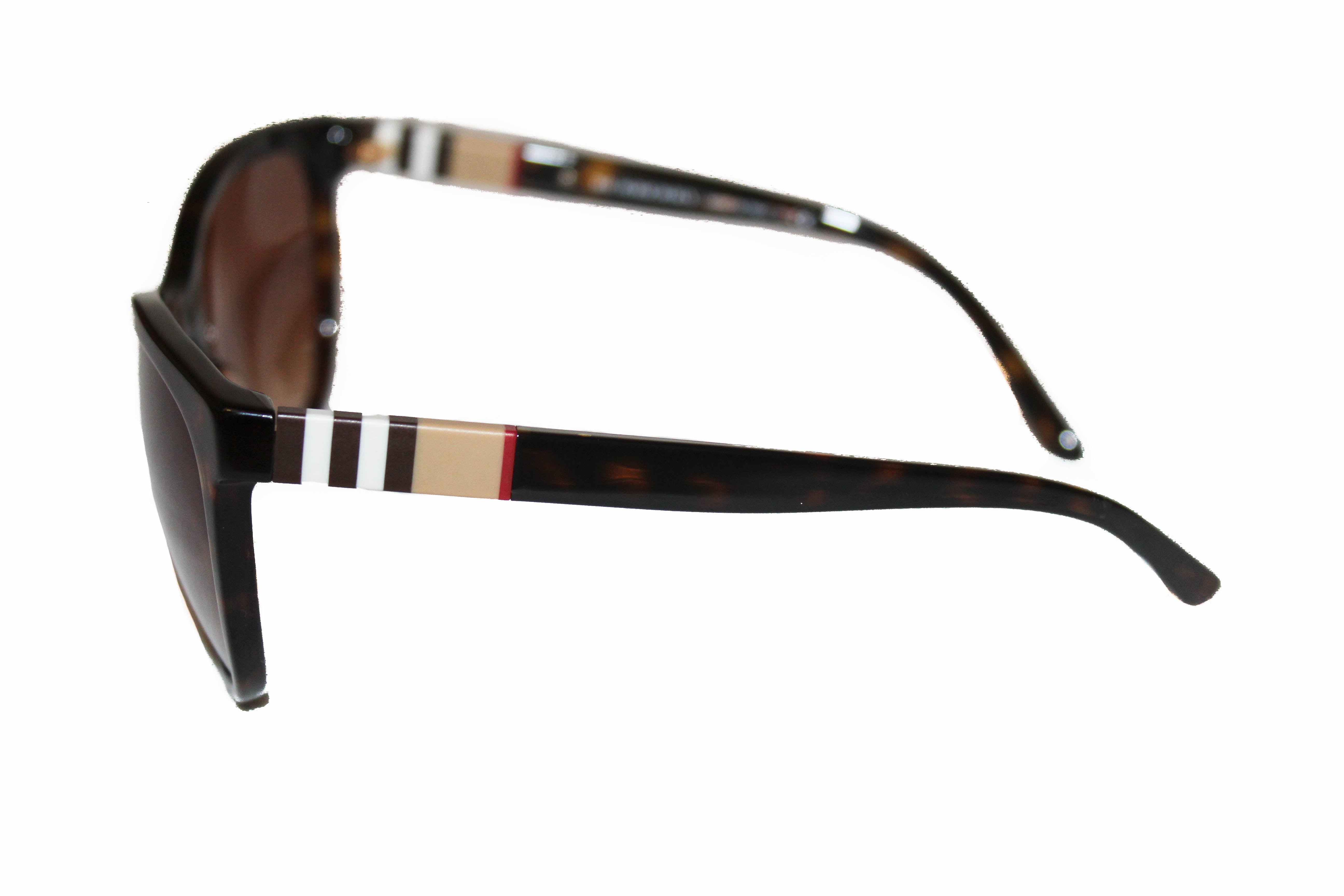 Authentic Burberry Brown Plastic Frame Sunglasses B4199
