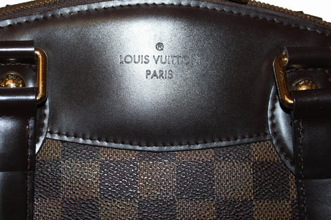 Authentic Louis Vuitton Damier Ebene Verona PM Handbag