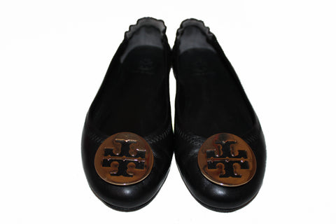 Authentic Tory Burch Black Ballet Size 7M