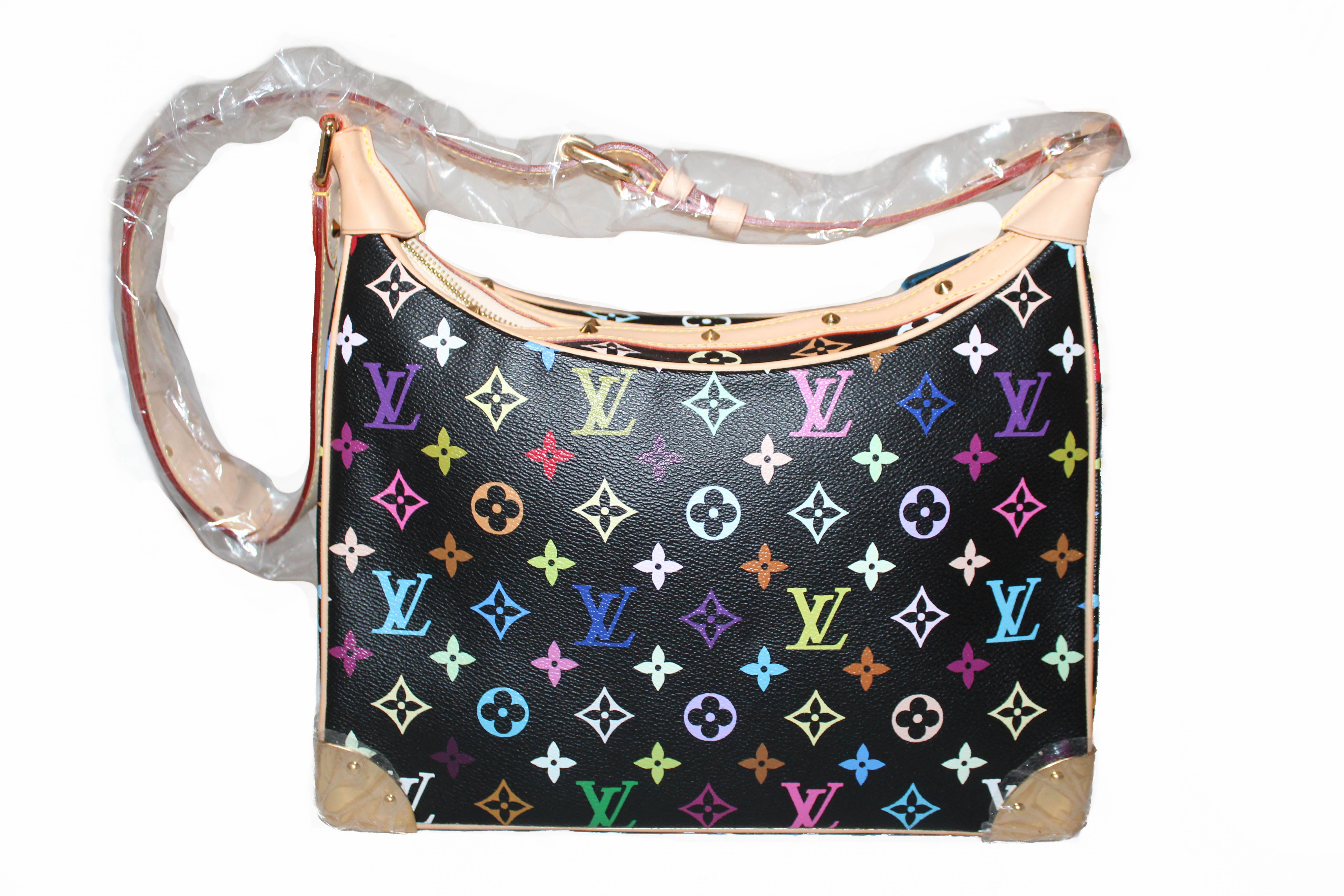 Louis Vuitton, Bags, Louis Vuitton Boulogne Black Multicolor Monogram  Shoulder Bag Limited Edition