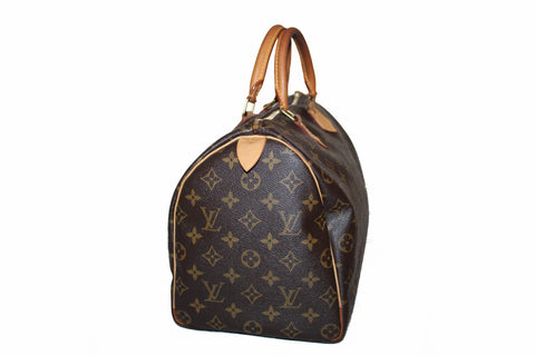 Authentic Louis Vuitton Monogram Speedy 35 Handbag