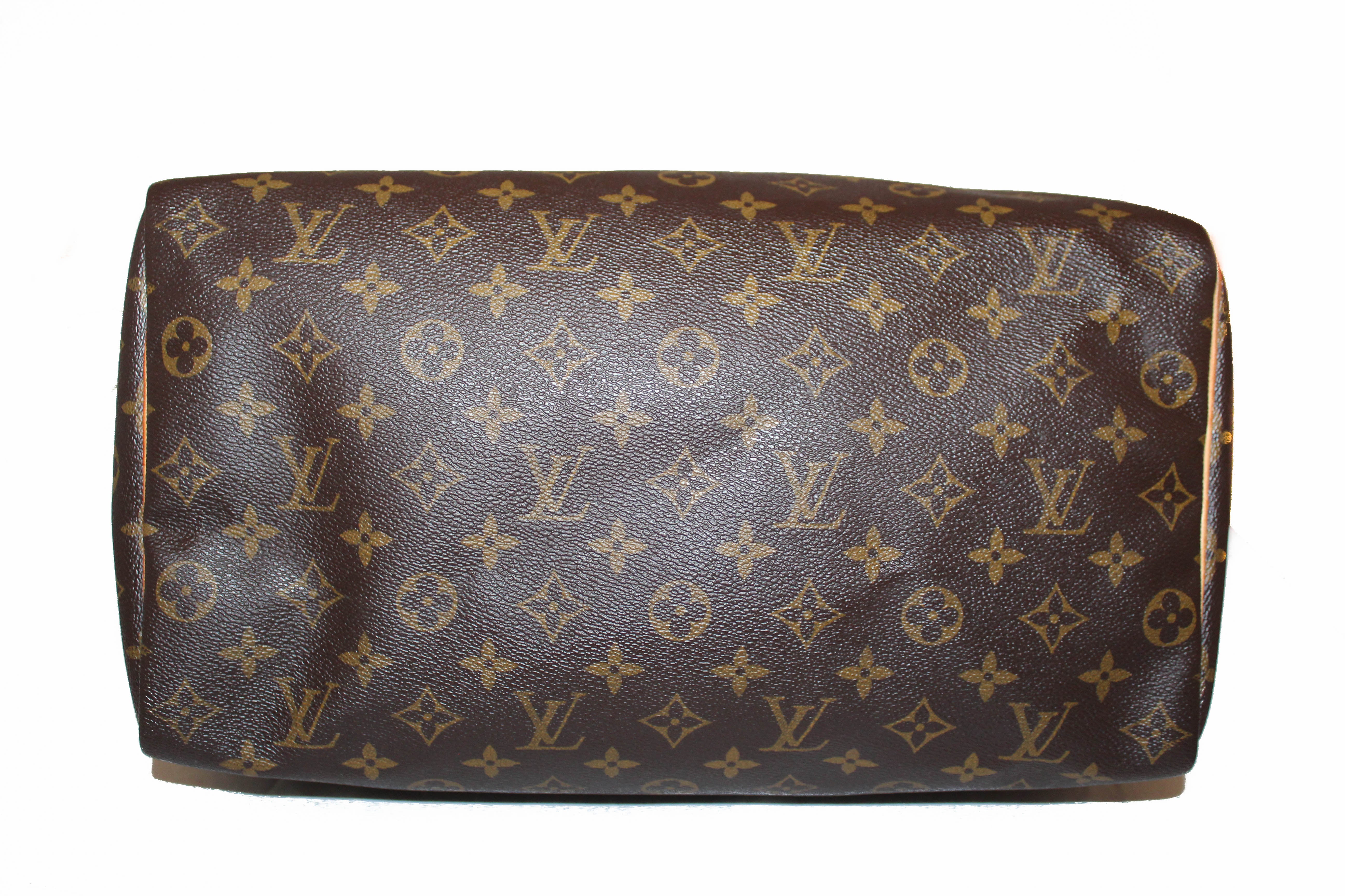 Authentic Louis Vuitton Monogram Speedy 35 Handbag