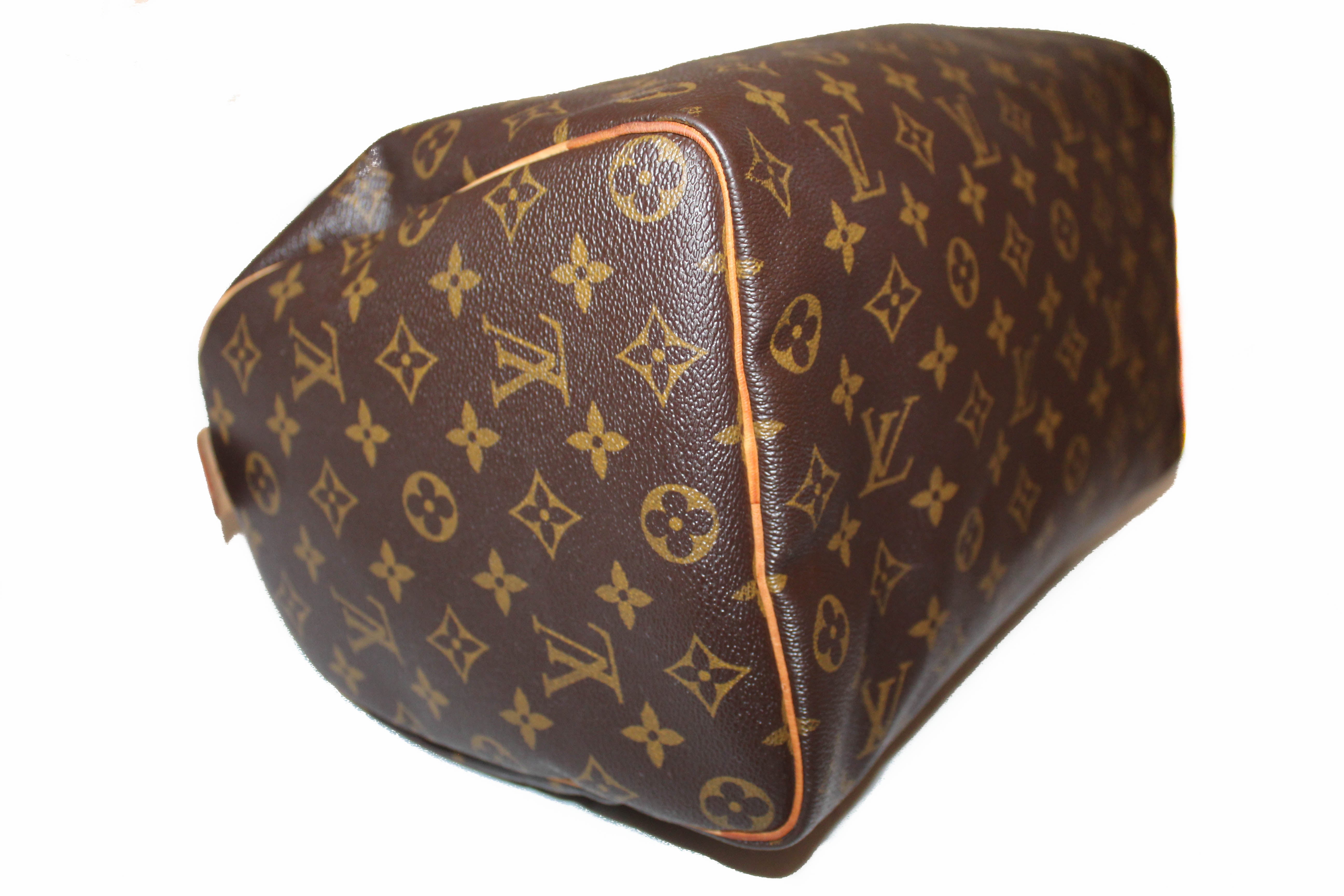 Authentic Louis Vuitton Monogram Speedy 35 Handbag