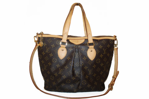 Authentic Louis Vuitton Monogram Canvas Palermo PM Handbag