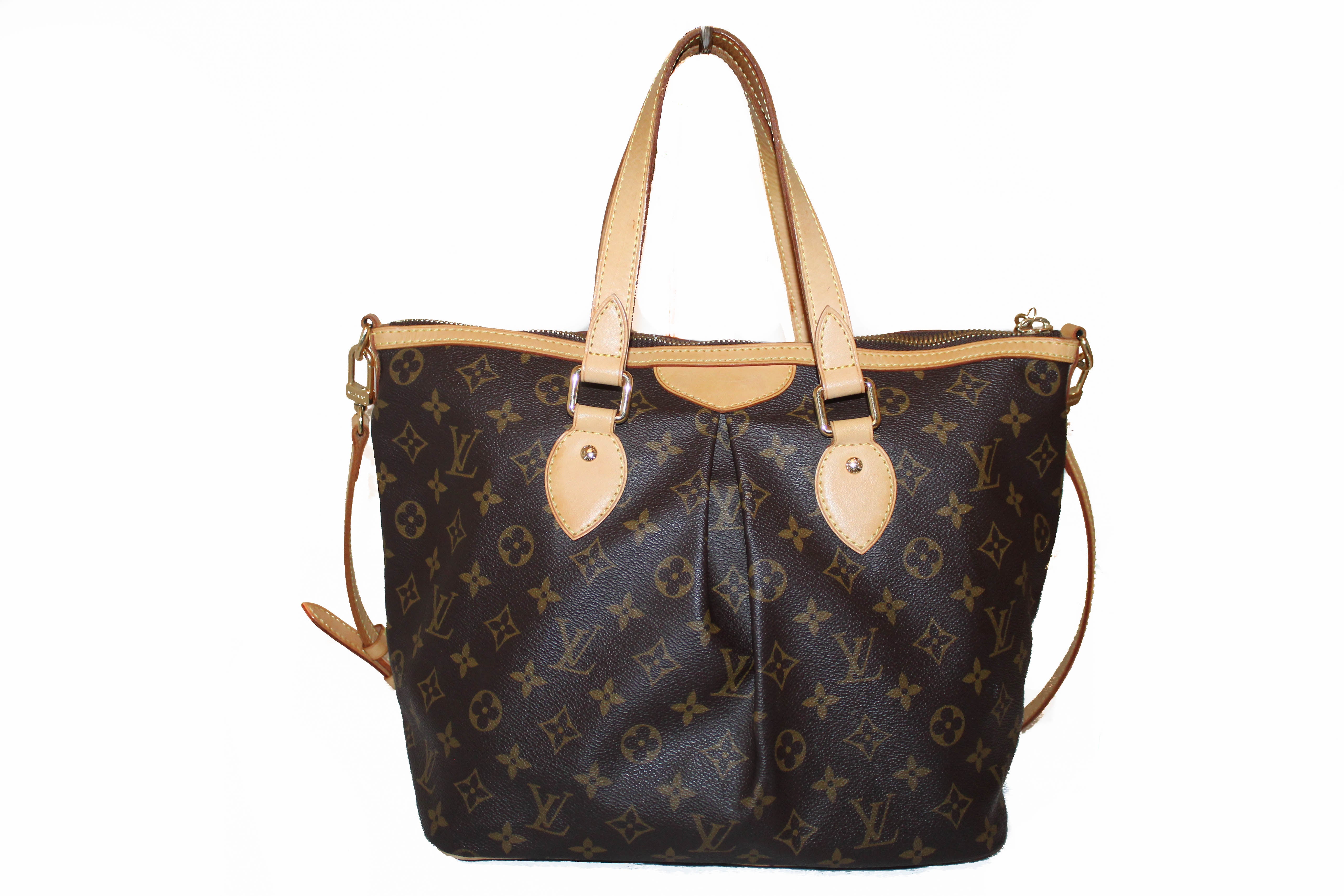 Authentic Louis Vuitton Monogram Canvas Palermo PM Handbag