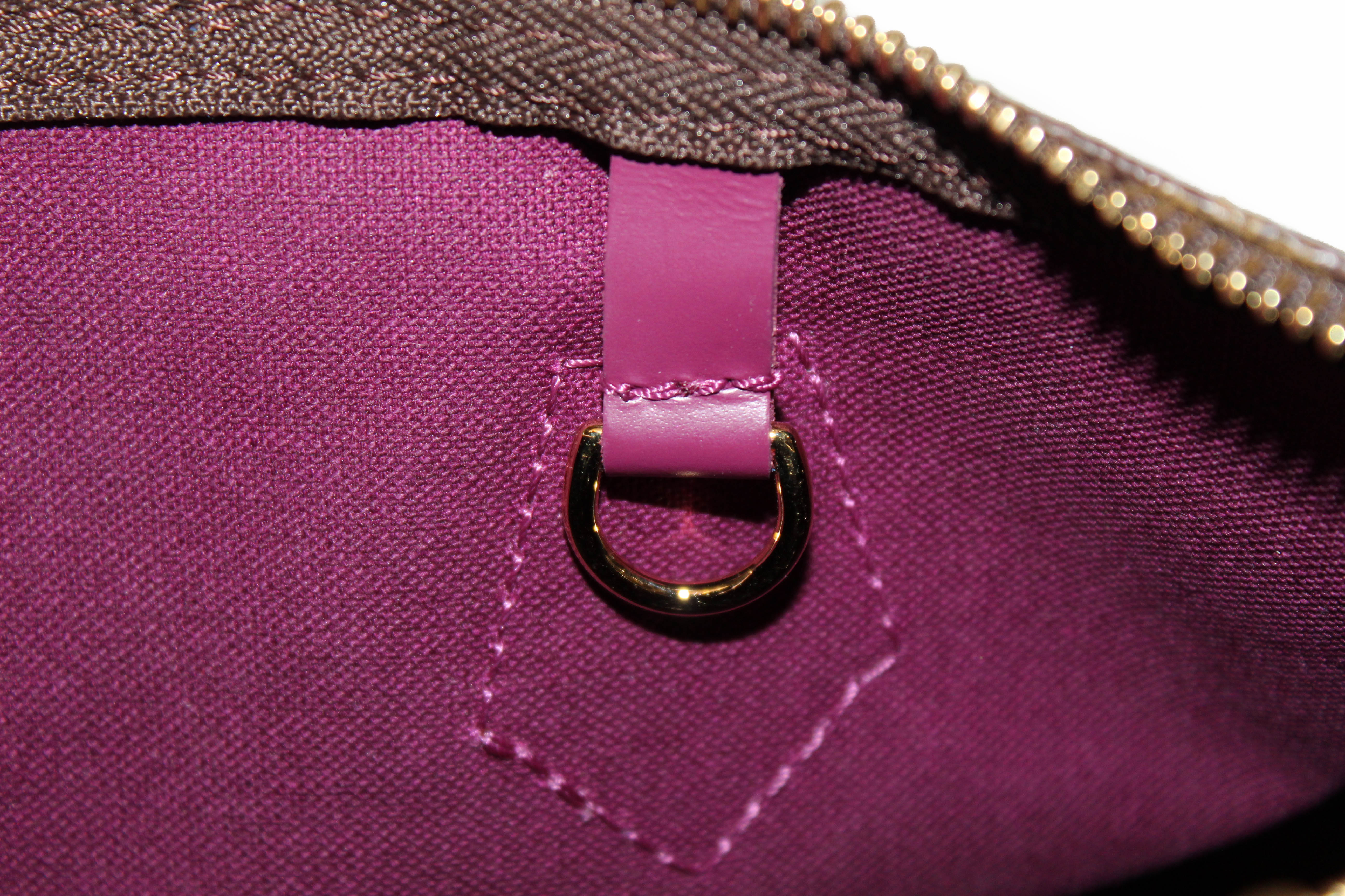 Louis Vuitton - LV - Speedy Totem 30 Brown Monogram - Violet Top Handle Bag