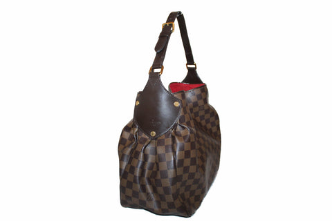 Authentic Louis Vuitton Damier Ebene Canvas Reggia Shoulder Bag